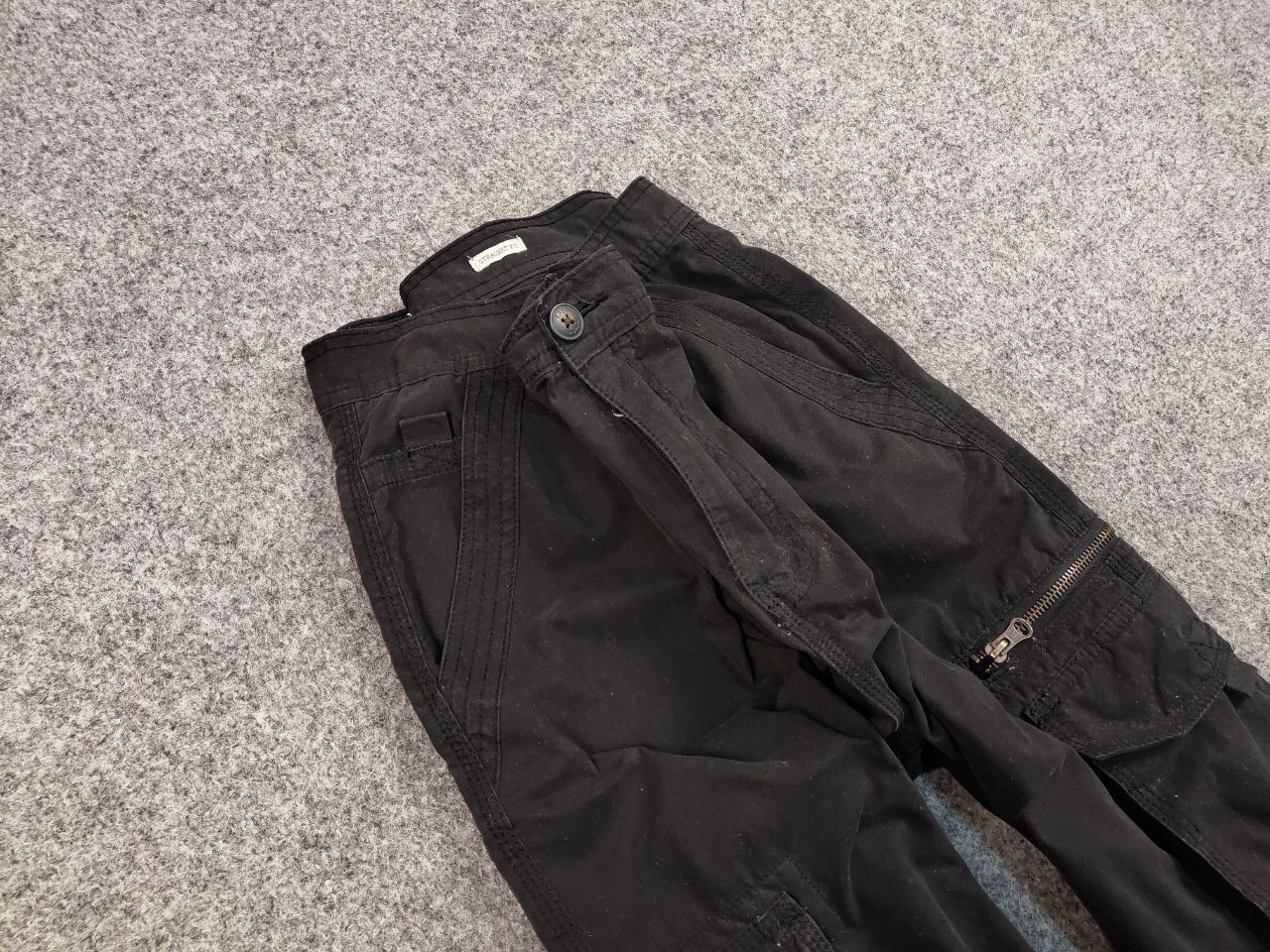 Japanese Brand Vintage 90's Cargo Pants Travis Scott Japan Black Hype Size US 36 / EU 52 - 11 Thumbnail