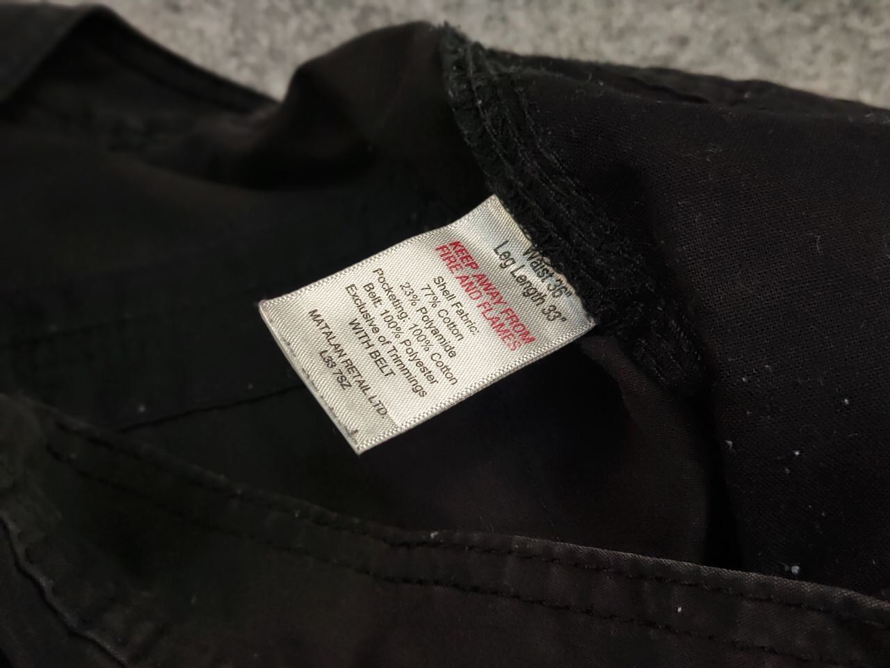 Japanese Brand Vintage 90's Cargo Pants Travis Scott Japan Black Hype Size US 36 / EU 52 - 20 Thumbnail