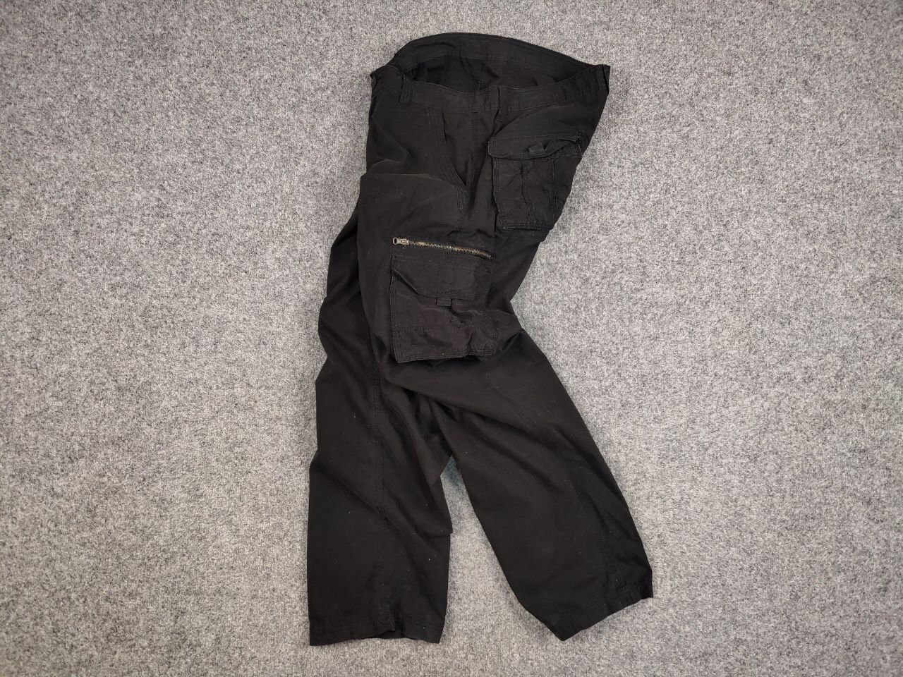 Japanese Brand Vintage 90's Cargo Pants Travis Scott Japan Black Hype Size US 36 / EU 52 - 16 Thumbnail