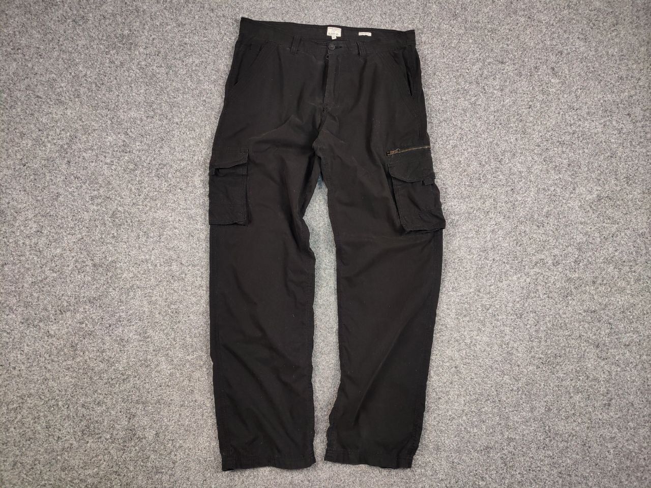Japanese Brand Vintage 90's Cargo Pants Travis Scott Japan Black Hype Size US 36 / EU 52 - 13 Thumbnail