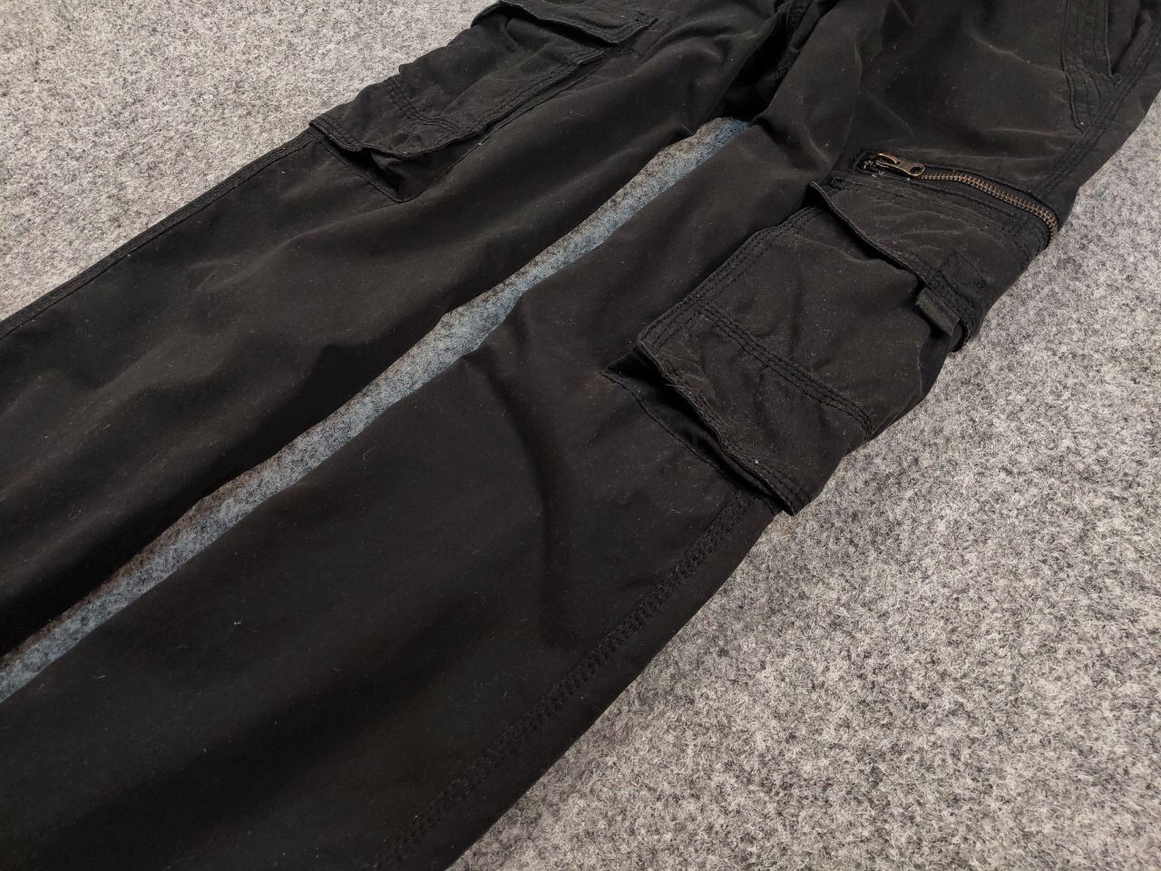 Japanese Brand Vintage 90's Cargo Pants Travis Scott Japan Black Hype Size US 36 / EU 52 - 6 Thumbnail