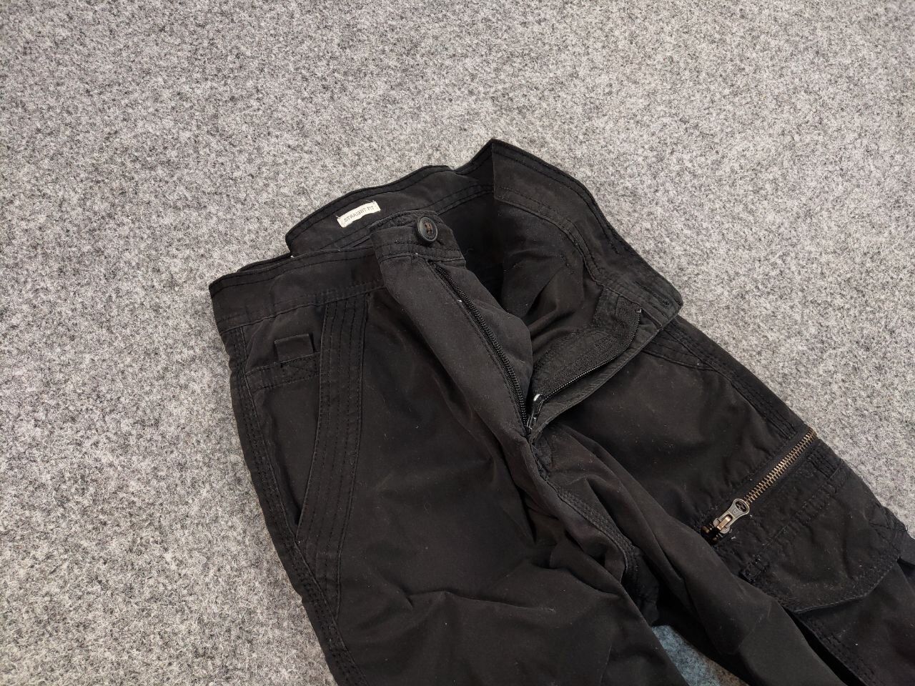 Japanese Brand Vintage 90's Cargo Pants Travis Scott Japan Black Hype Size US 36 / EU 52 - 12 Thumbnail