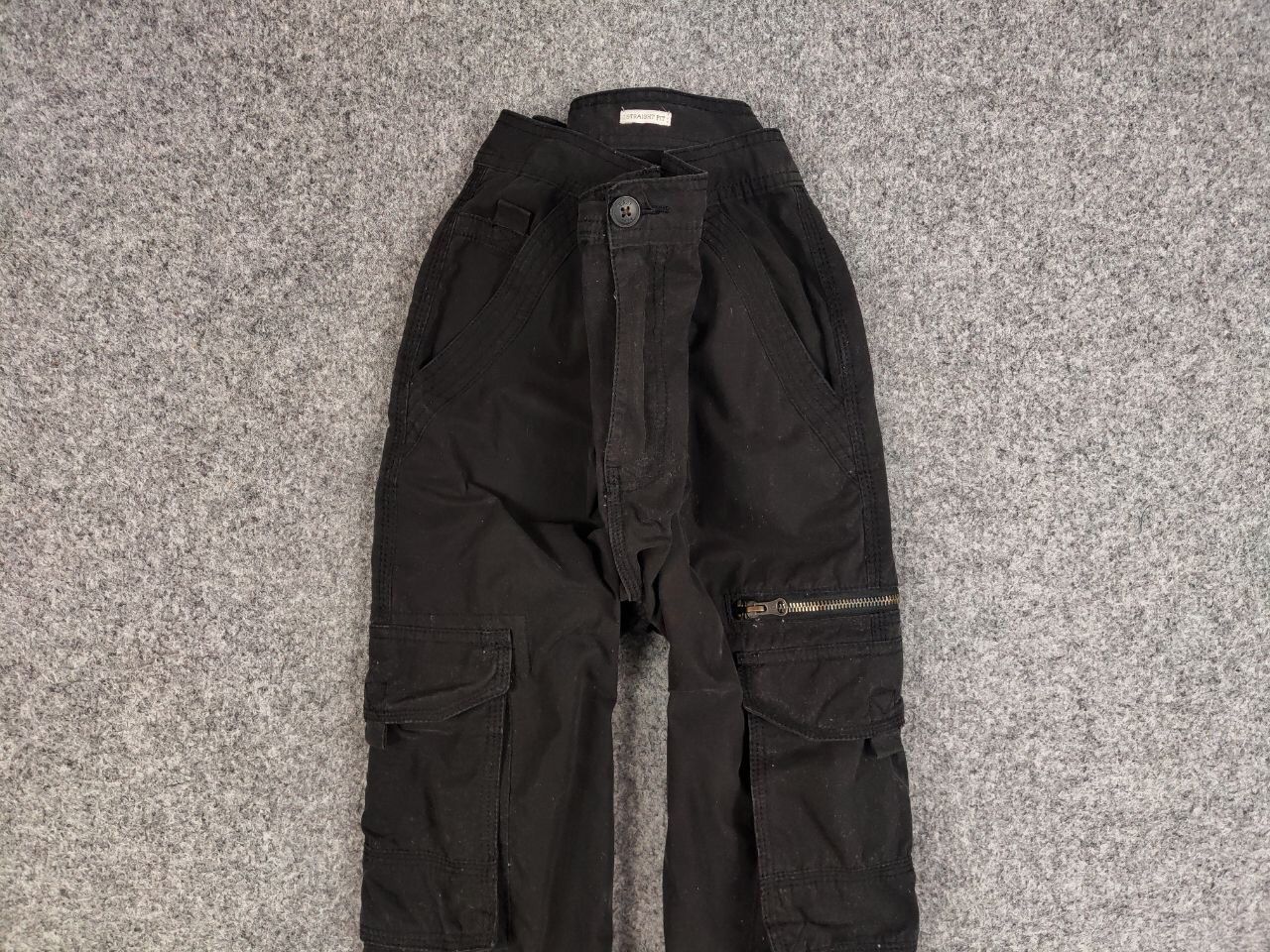 Japanese Brand Vintage 90's Cargo Pants Travis Scott Japan Black Hype Size US 36 / EU 52 - 7 Thumbnail