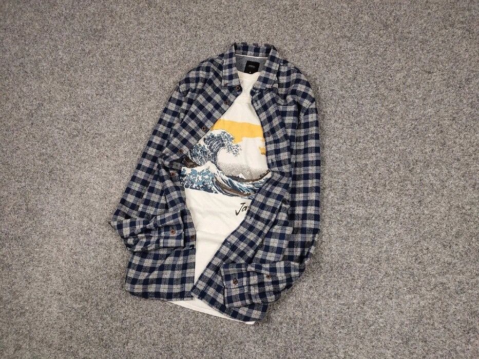 Flannel Vintage Flannel Shirt Travis Scott Style Streetwear Hype Size US M / EU 48-50 / 2 - 9 Thumbnail