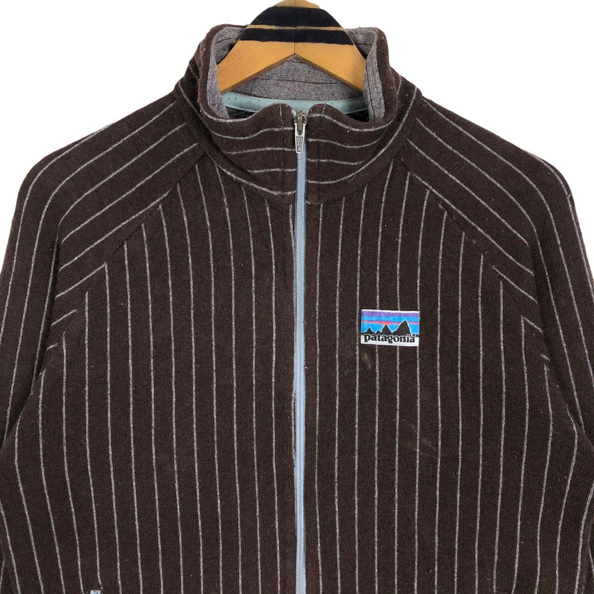 Patagonia Vintage Patagonia Mock Neck Full Zip Sweater Made In USA Size US M / EU 48-50 / 2 - 3 Thumbnail
