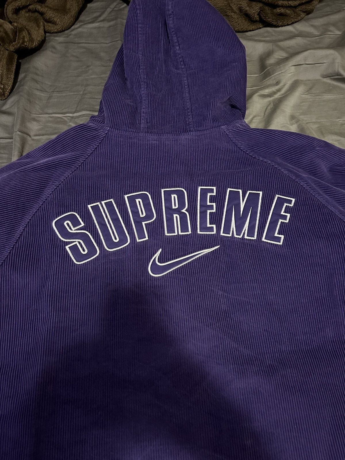 Nike × Supreme Supreme nike arc logo CORDUROY HOODED JACKET Size US XL / EU 56 / 4 - 2 Thumbnail