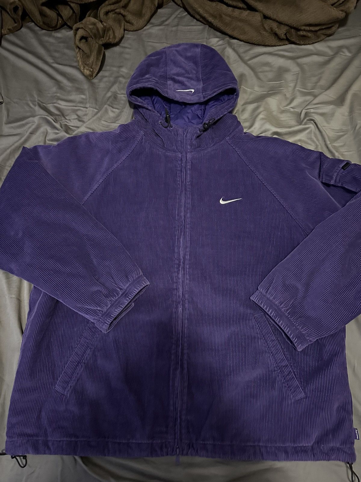 Nike × Supreme Supreme nike arc logo CORDUROY HOODED JACKET Size US XL / EU 56 / 4 - 4 Thumbnail