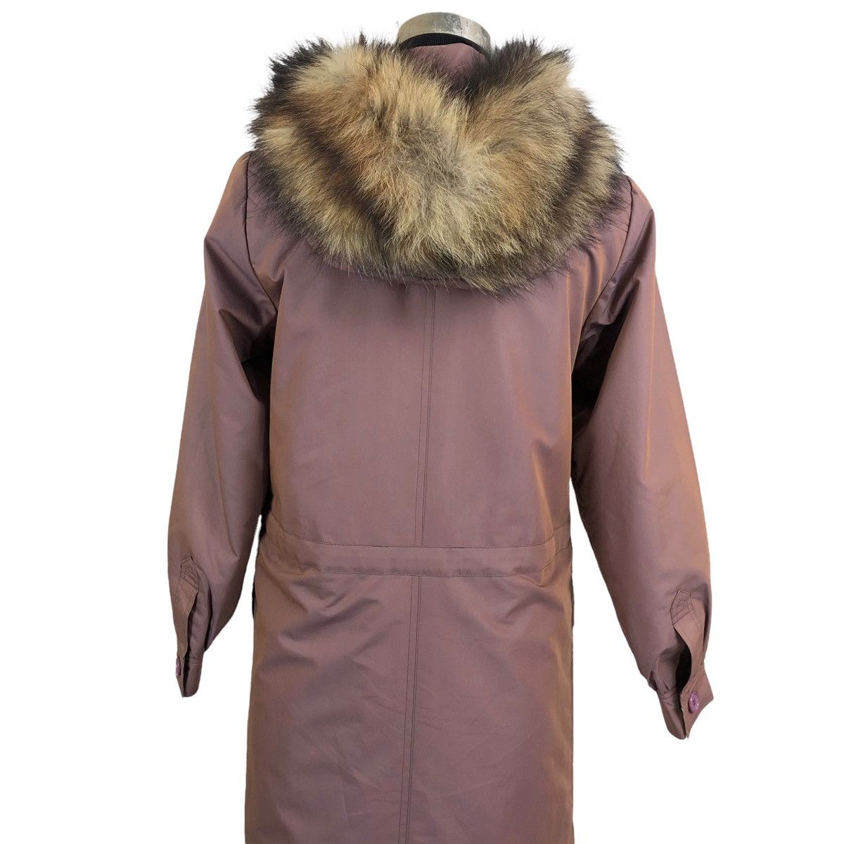 Yves Saint Laurent Vintage 90s Yves Saint Laurent Paris Furs Collar Trench Coat Size S / US 4 / IT 40 - 21 Thumbnail