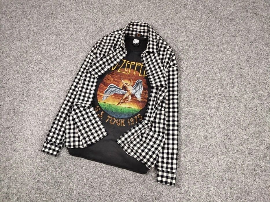 Flannel Vintage Flannel Shirt Travis Scott Style Streetwear Hype Size US L / EU 52-54 / 3 - 2 Thumbnail