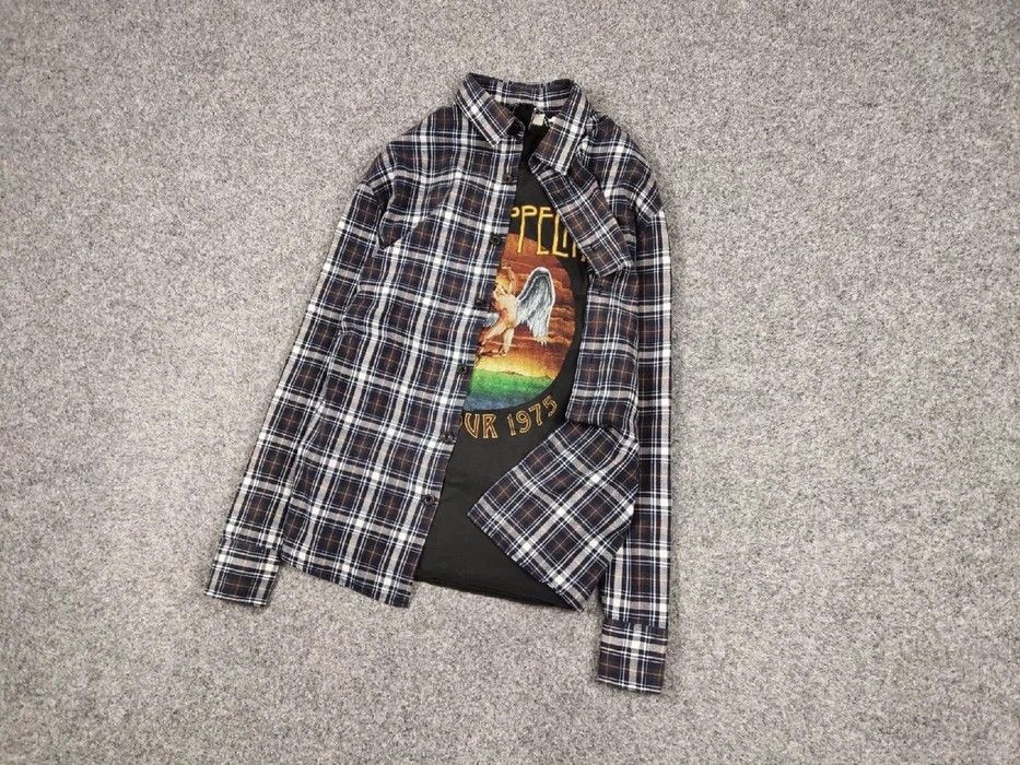 Flannel Vintage Flannel Shirt Travis Scott Style Size US XL / EU 56 / 4 - 3 Thumbnail