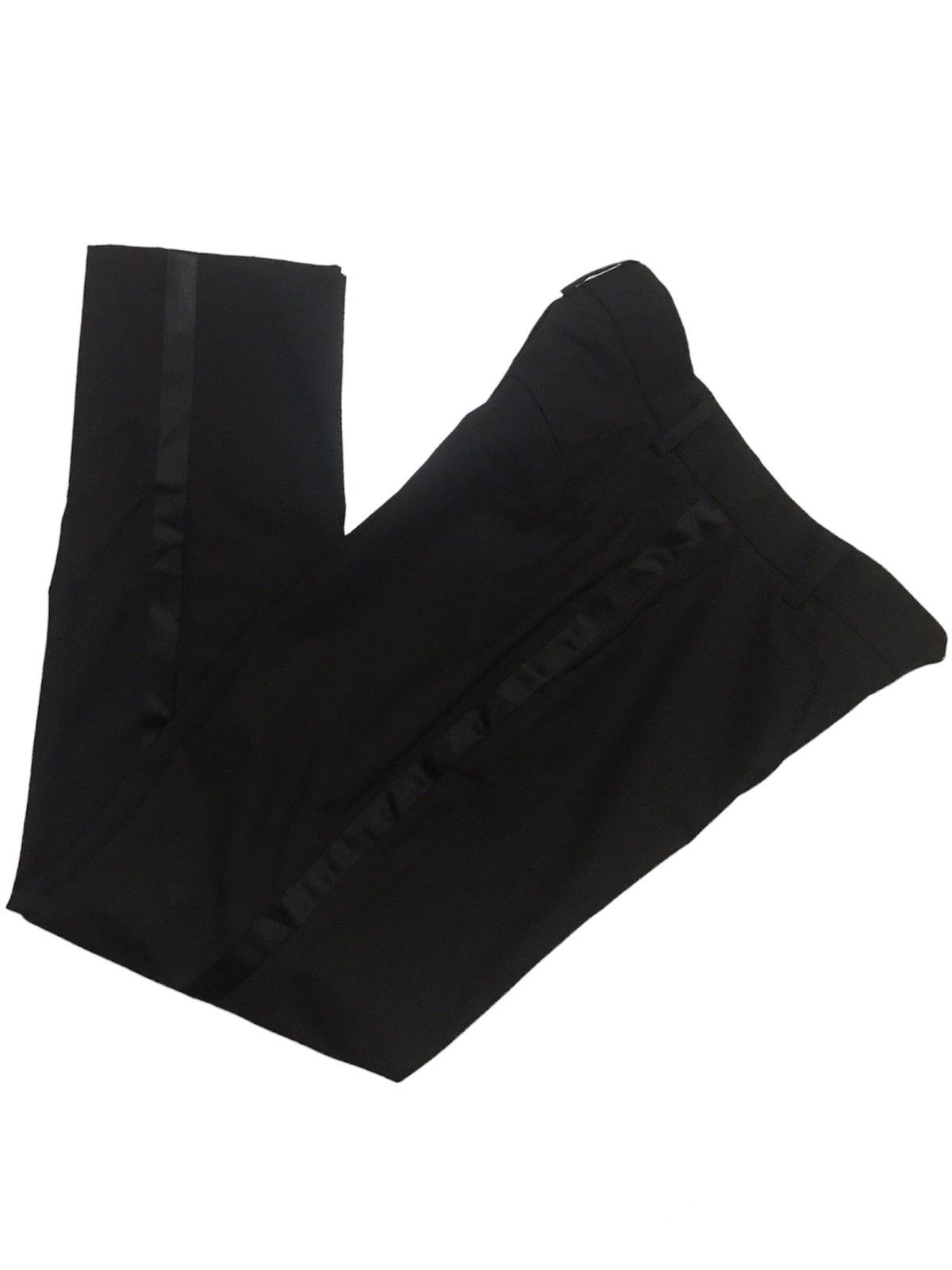 Vintage × Yves Saint Laurent Yves Saint Laurent Uniform Side Tape Pants Size 24" / US 00 / IT 34 - 3 Thumbnail