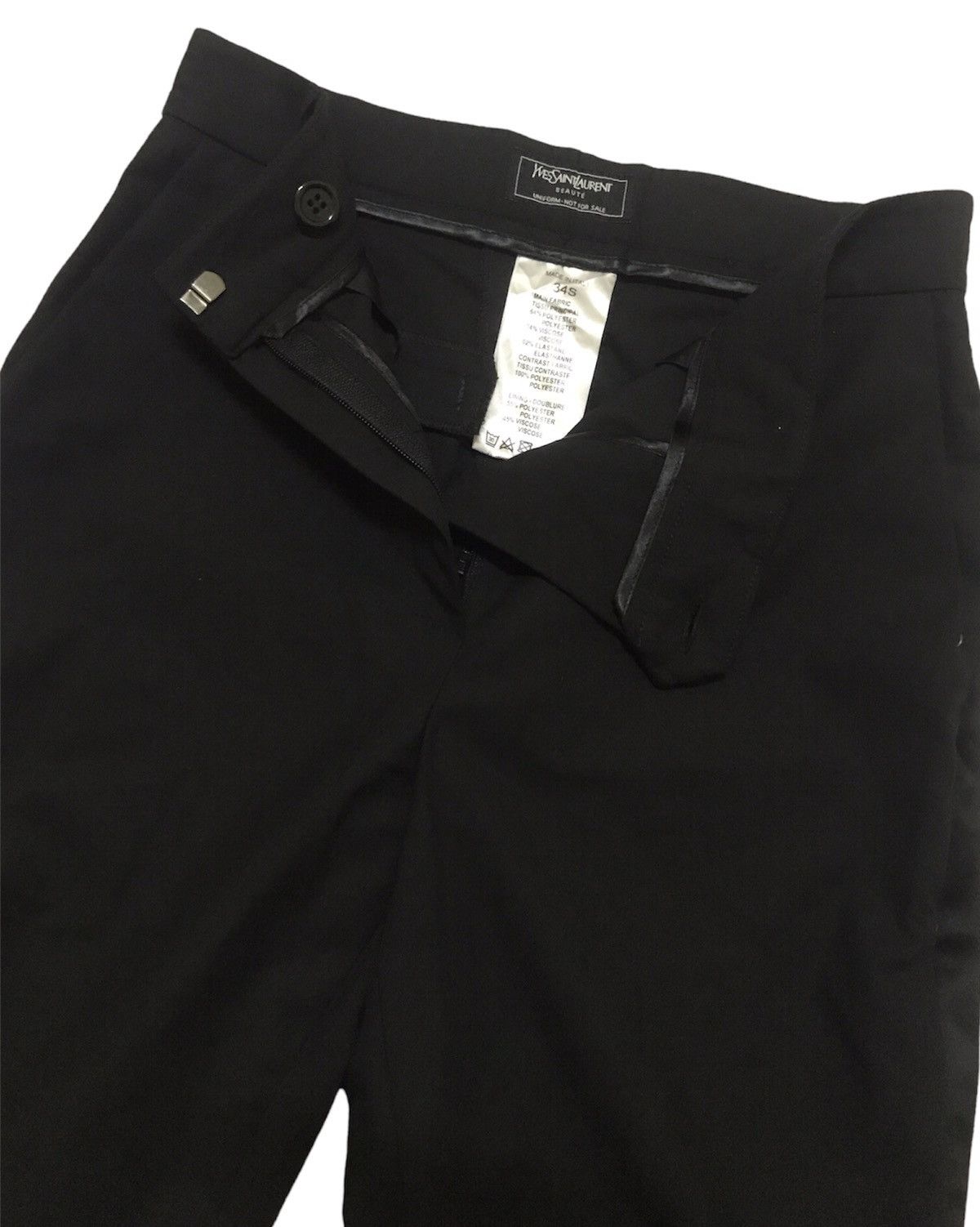 Vintage × Yves Saint Laurent Yves Saint Laurent Uniform Side Tape Pants Size 24" / US 00 / IT 34 - 5 Thumbnail