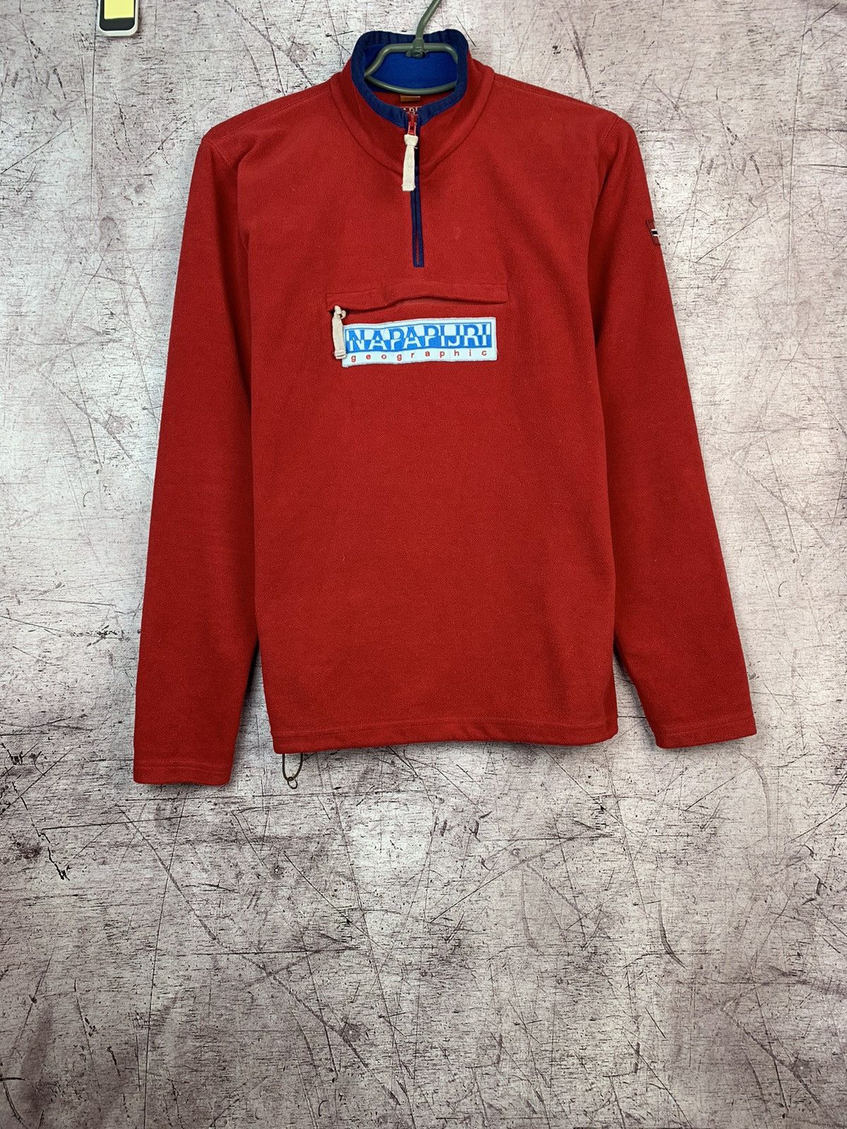 Napapijri × Vintage Napapijri Vintage Big Logo Fleece Jacket Size US S / EU 44-46 / 1 - 1 Thumbnail