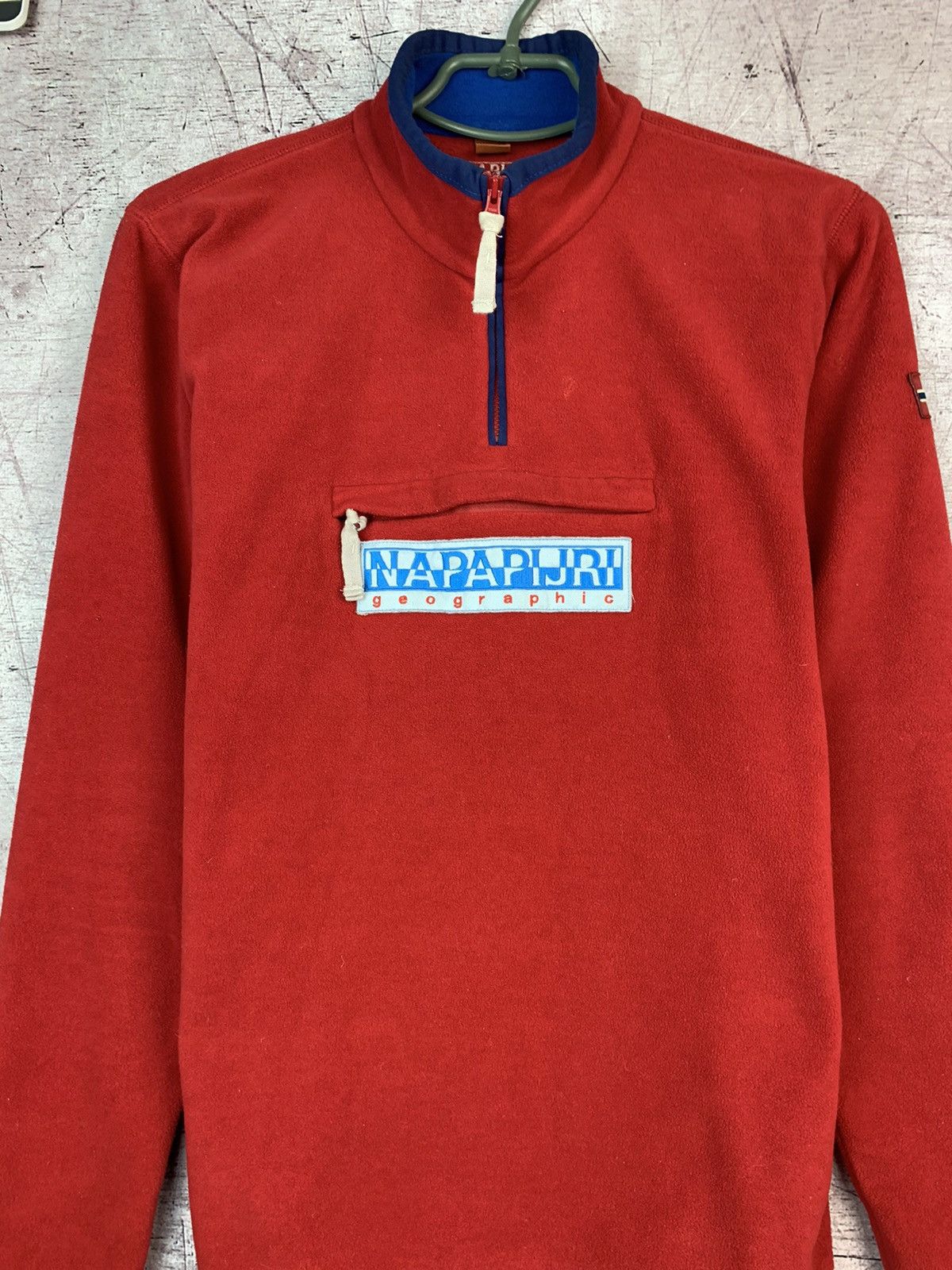 Napapijri × Vintage Napapijri Vintage Big Logo Fleece Jacket Size US S / EU 44-46 / 1 - 2 Thumbnail