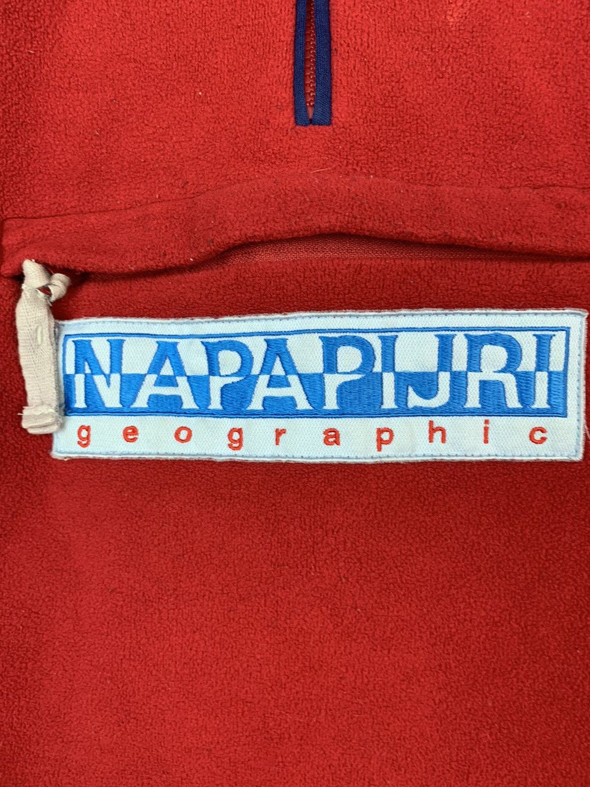Napapijri × Vintage Napapijri Vintage Big Logo Fleece Jacket Size US S / EU 44-46 / 1 - 4 Thumbnail