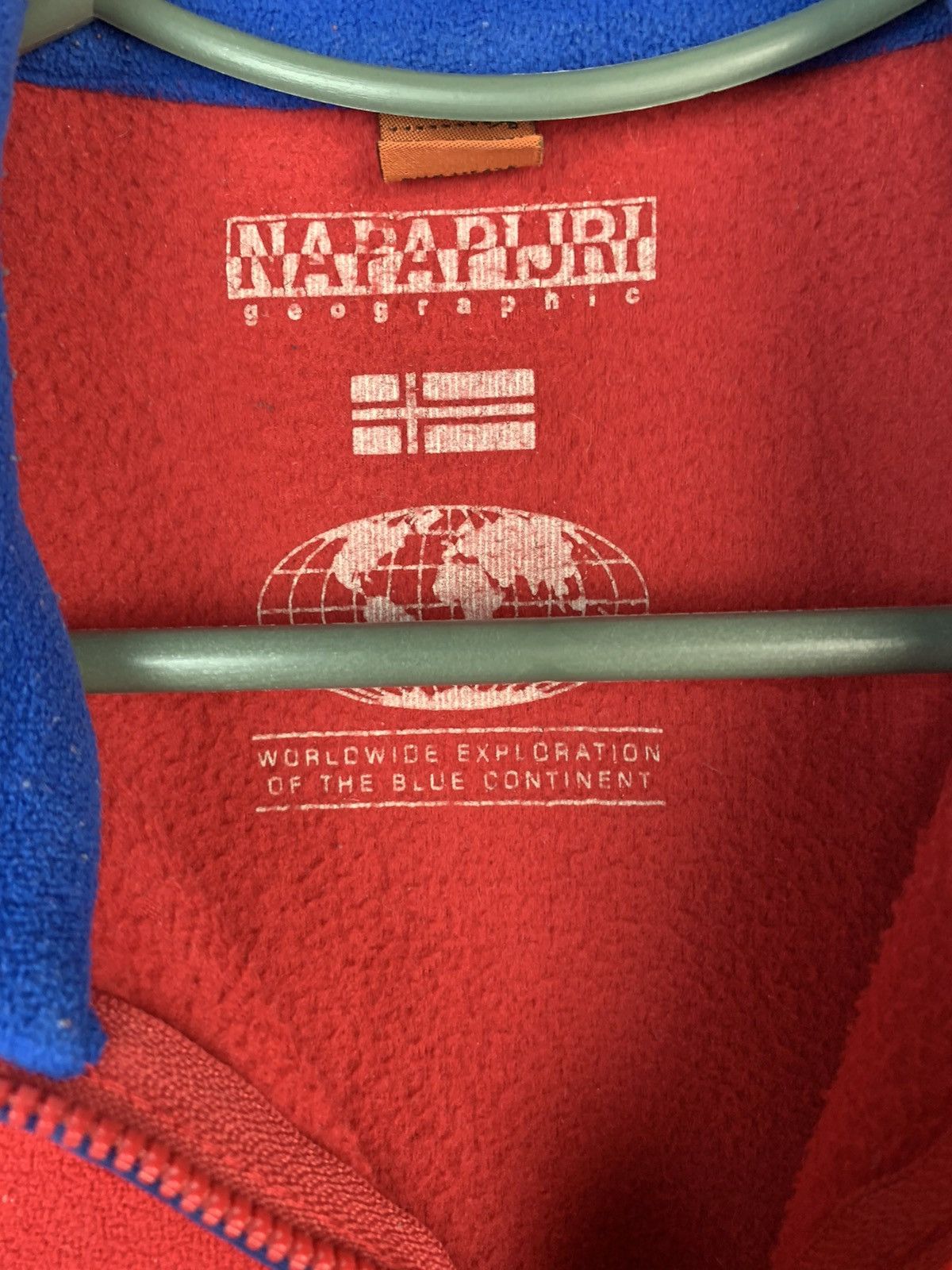 Napapijri × Vintage Napapijri Vintage Big Logo Fleece Jacket Size US S / EU 44-46 / 1 - 9 Thumbnail