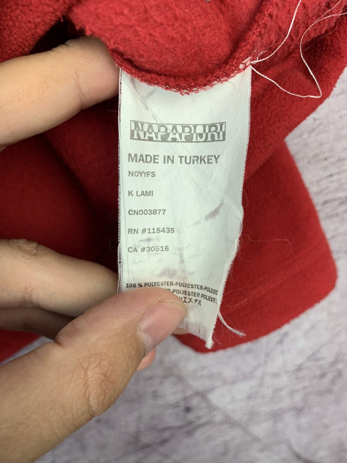 Napapijri × Vintage Napapijri Vintage Big Logo Fleece Jacket Size US S / EU 44-46 / 1 - 12 Thumbnail