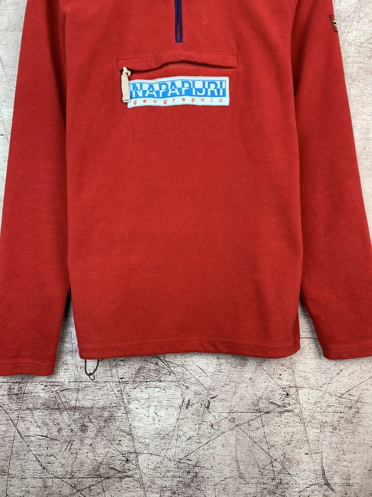 Napapijri × Vintage Napapijri Vintage Big Logo Fleece Jacket Size US S / EU 44-46 / 1 - 3 Thumbnail