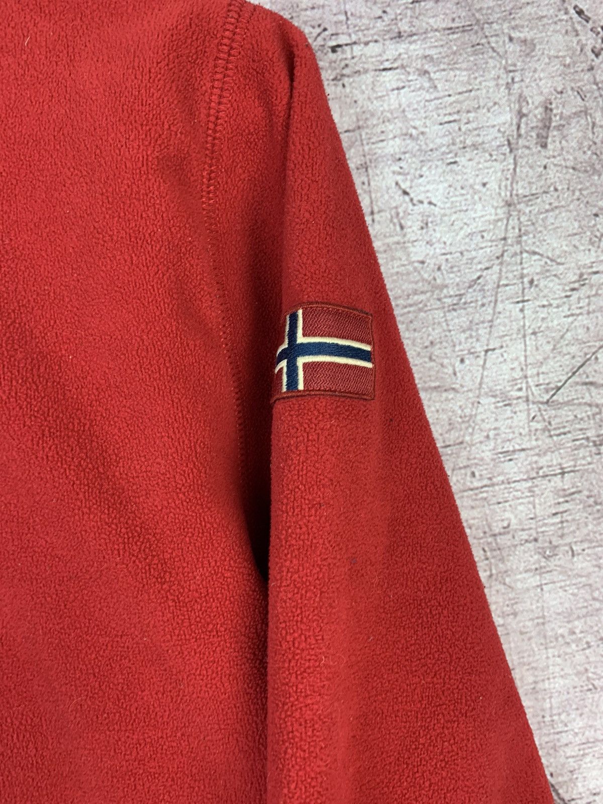 Napapijri × Vintage Napapijri Vintage Big Logo Fleece Jacket Size US S / EU 44-46 / 1 - 7 Thumbnail