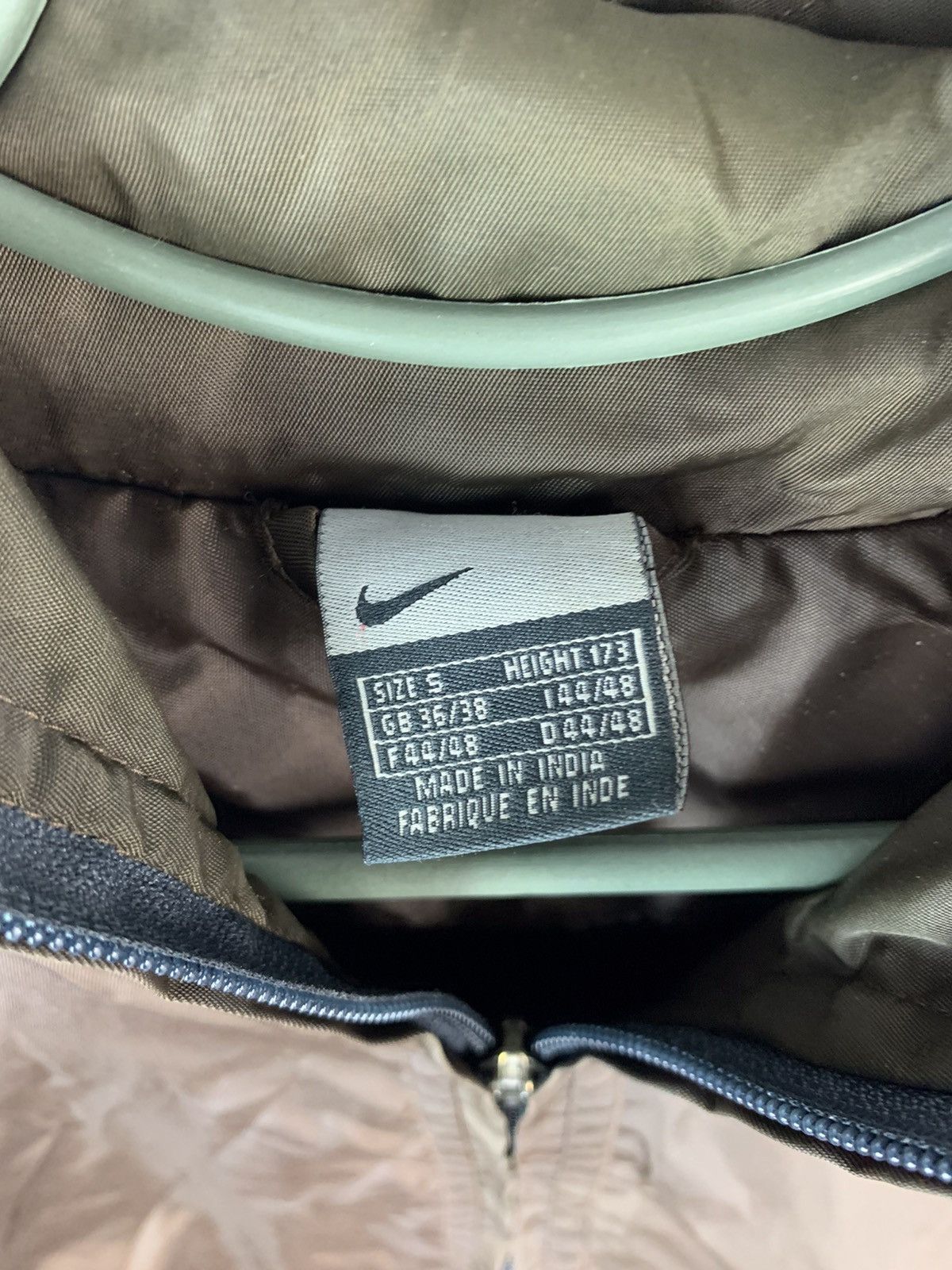 Nike × Vintage Nike 90s Vintage Mens Nylon Jacket Size US S / EU 44-46 / 1 - 5 Thumbnail