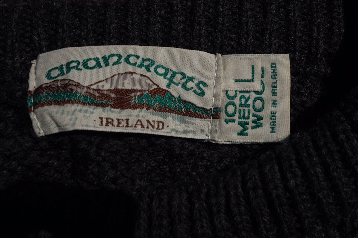 Aran Crafts ARAN CRAFTS made in IRELAND honeycomb merino wool fisherman Size US L / EU 52-54 / 3 - 7 Thumbnail