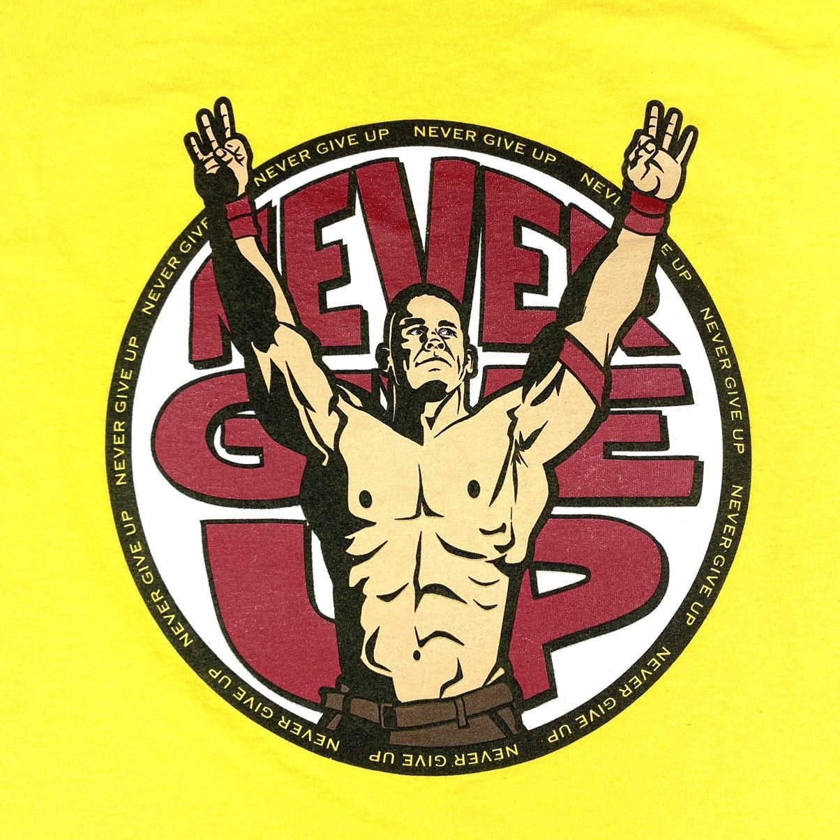 Vintage 2014 Vintage WWF John Cena T Shirt WWE Boxing Tee Size US L / EU 52-54 / 3 - 6 Thumbnail