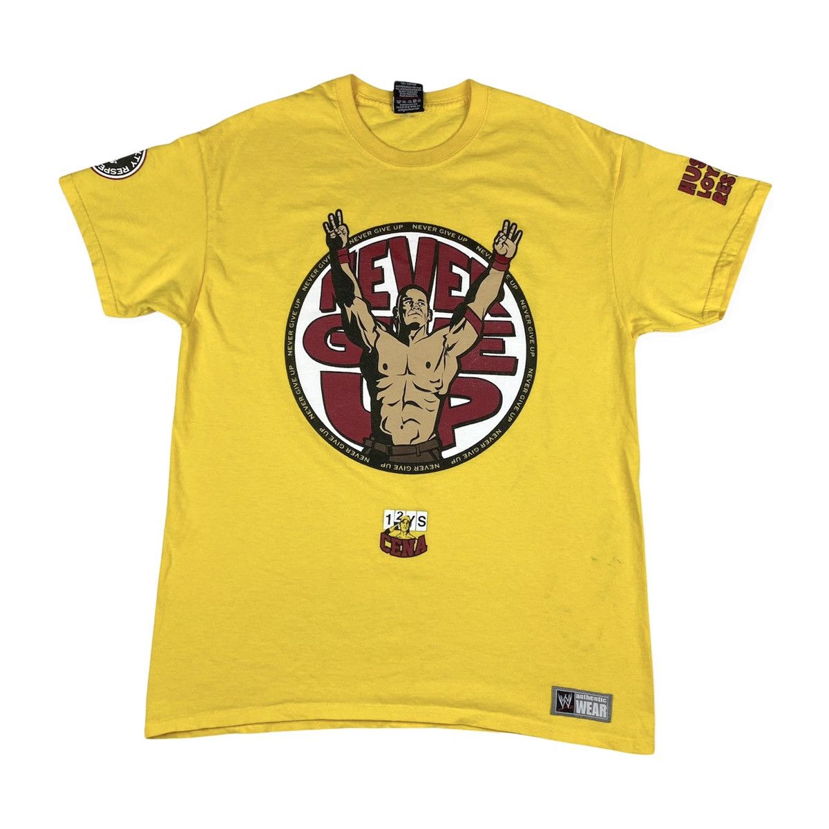 Vintage 2014 Vintage WWF John Cena T Shirt WWE Boxing Tee Size US L / EU 52-54 / 3 - 1 Thumbnail