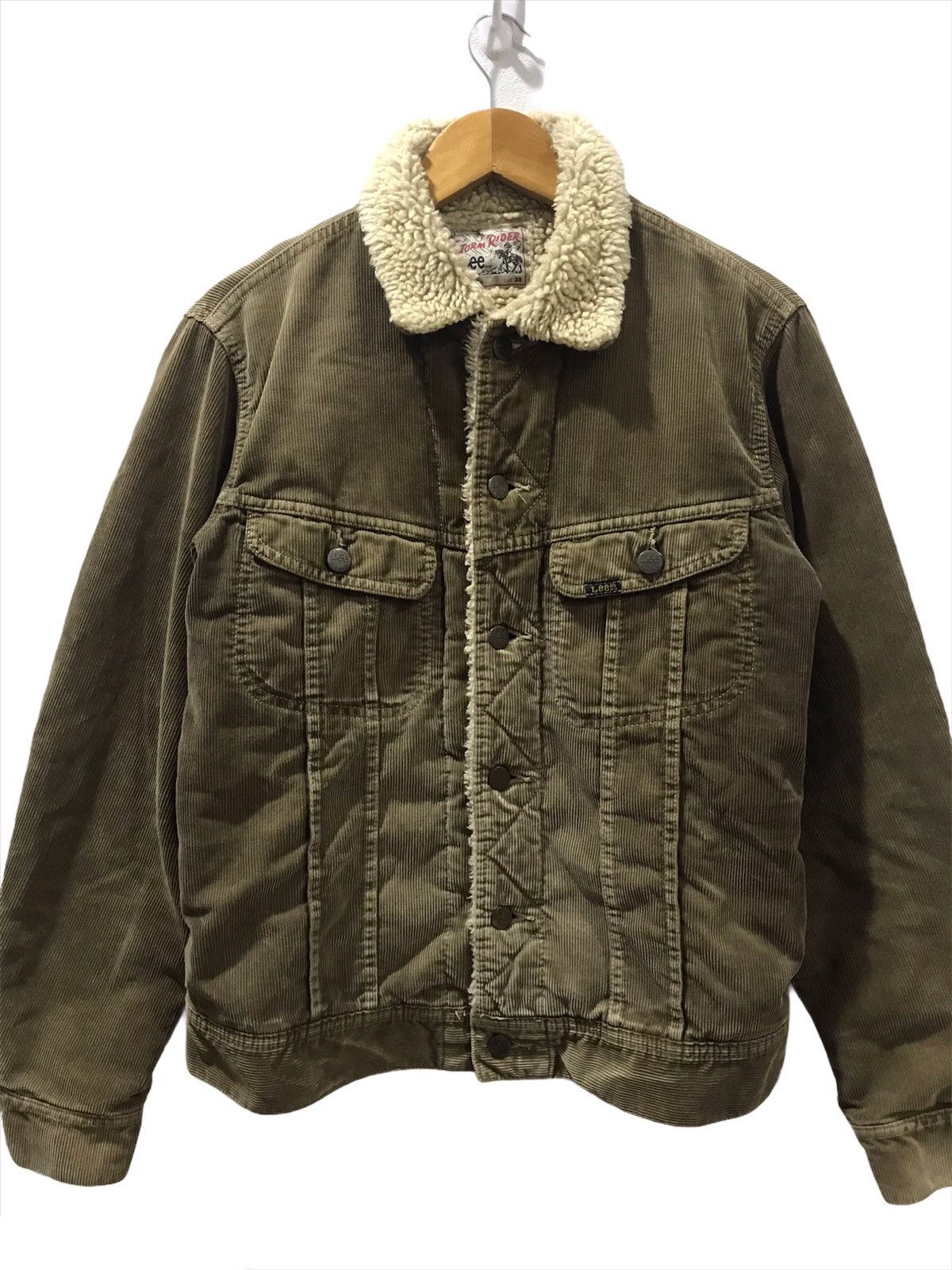 Lee × Vintage 🔥Vintage Lee Storm Rider Sherpa Jacket Size US L / EU 52-54 / 3 - 4 Thumbnail