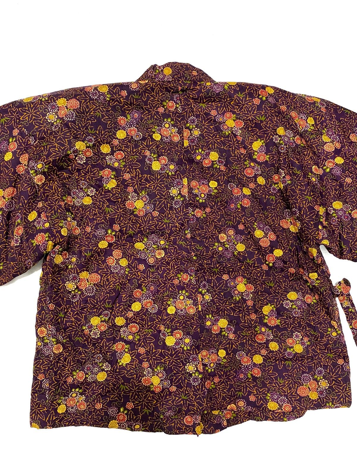 Japanese Brand × Vintage Overdyed kimono floral jacket japanese traditional Size US L / EU 52-54 / 3 - 4 Thumbnail