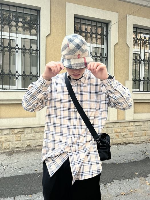 Burberry bucket hotsell hat grailed