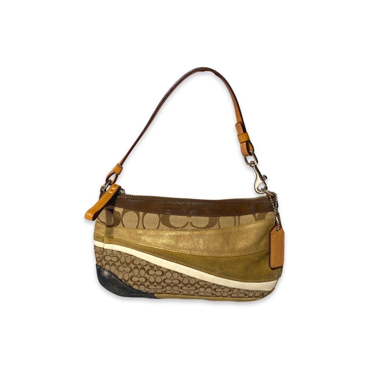 Coach Coach Signature Patchwork Baguette Bag Grailed