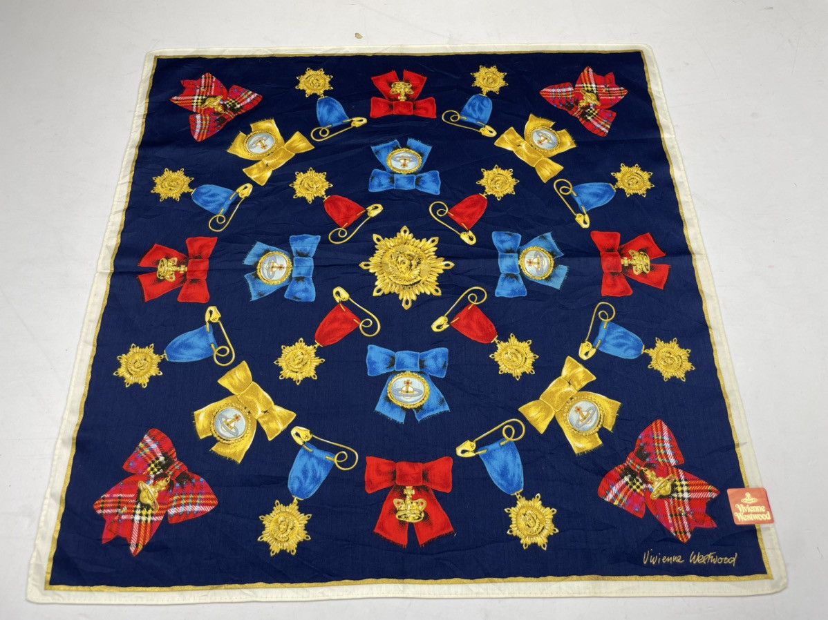 Vivienne Westwood VIVIENNE WESTWOOD BANDANNA HANDKERCHIEF NECKERCHIEF- TC 21 Size ONE SIZE - 6 Thumbnail