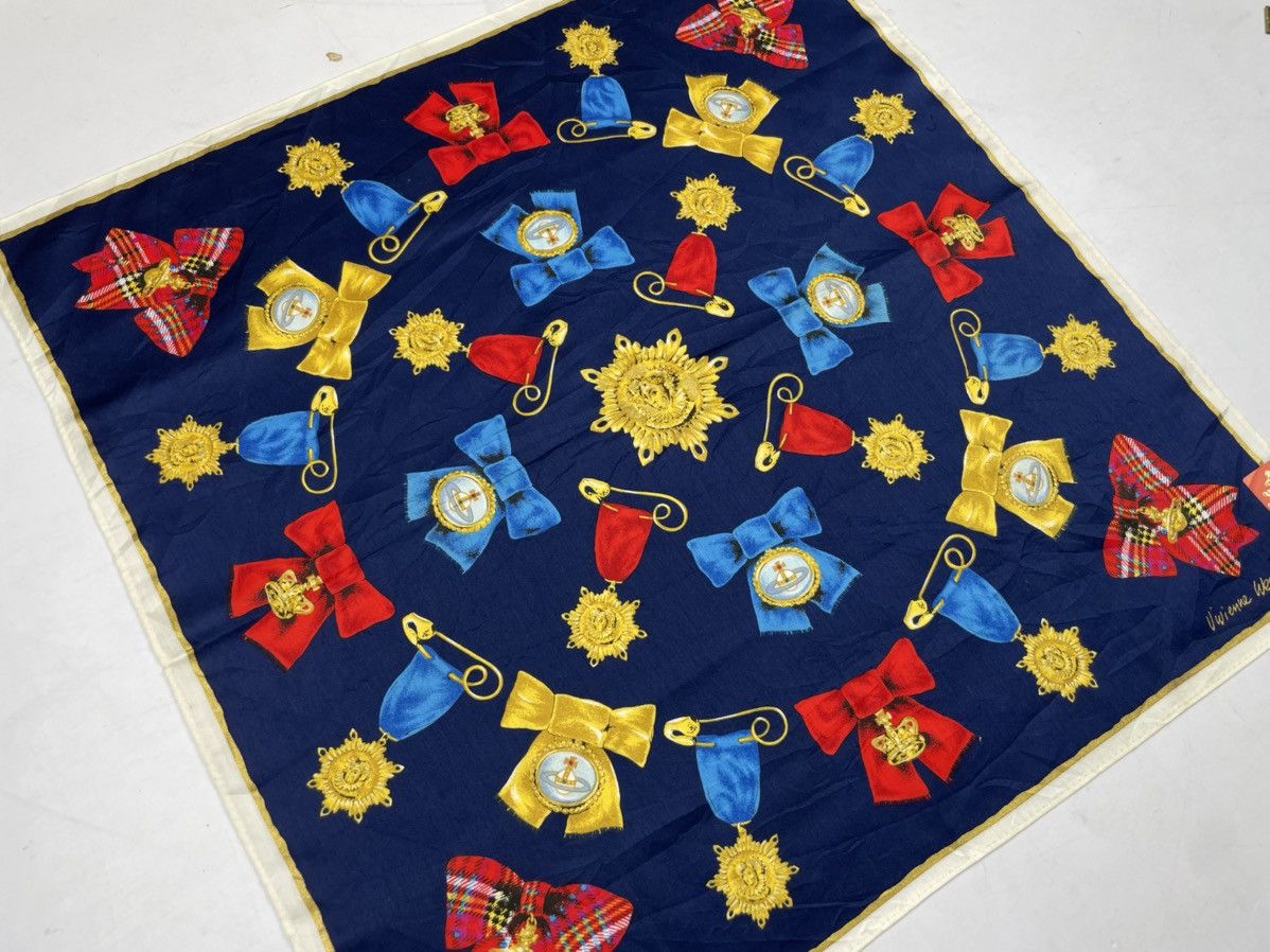 Vivienne Westwood VIVIENNE WESTWOOD BANDANNA HANDKERCHIEF NECKERCHIEF- TC 21 Size ONE SIZE - 5 Thumbnail