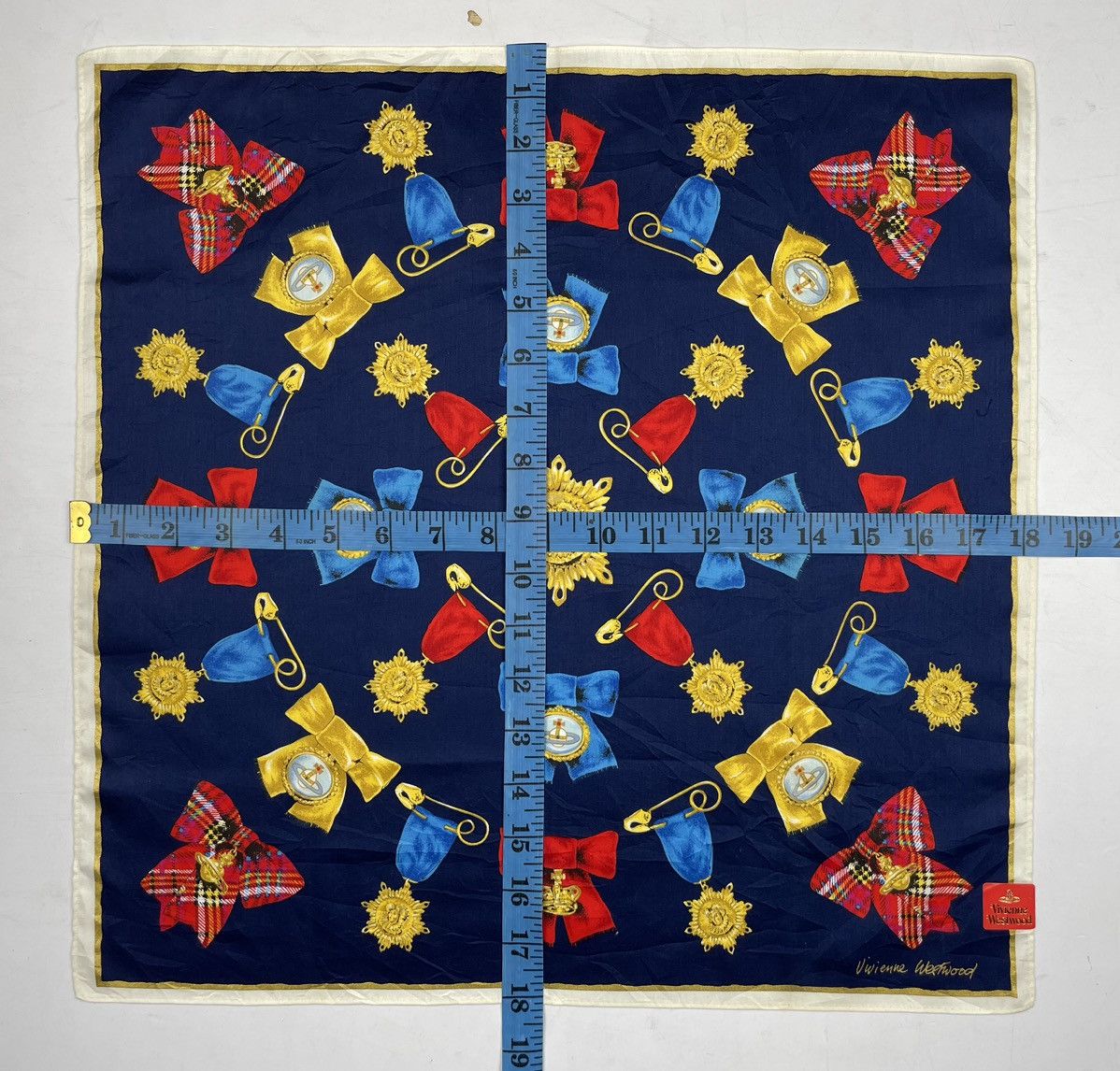 Vivienne Westwood VIVIENNE WESTWOOD BANDANNA HANDKERCHIEF NECKERCHIEF- TC 21 Size ONE SIZE - 7 Thumbnail