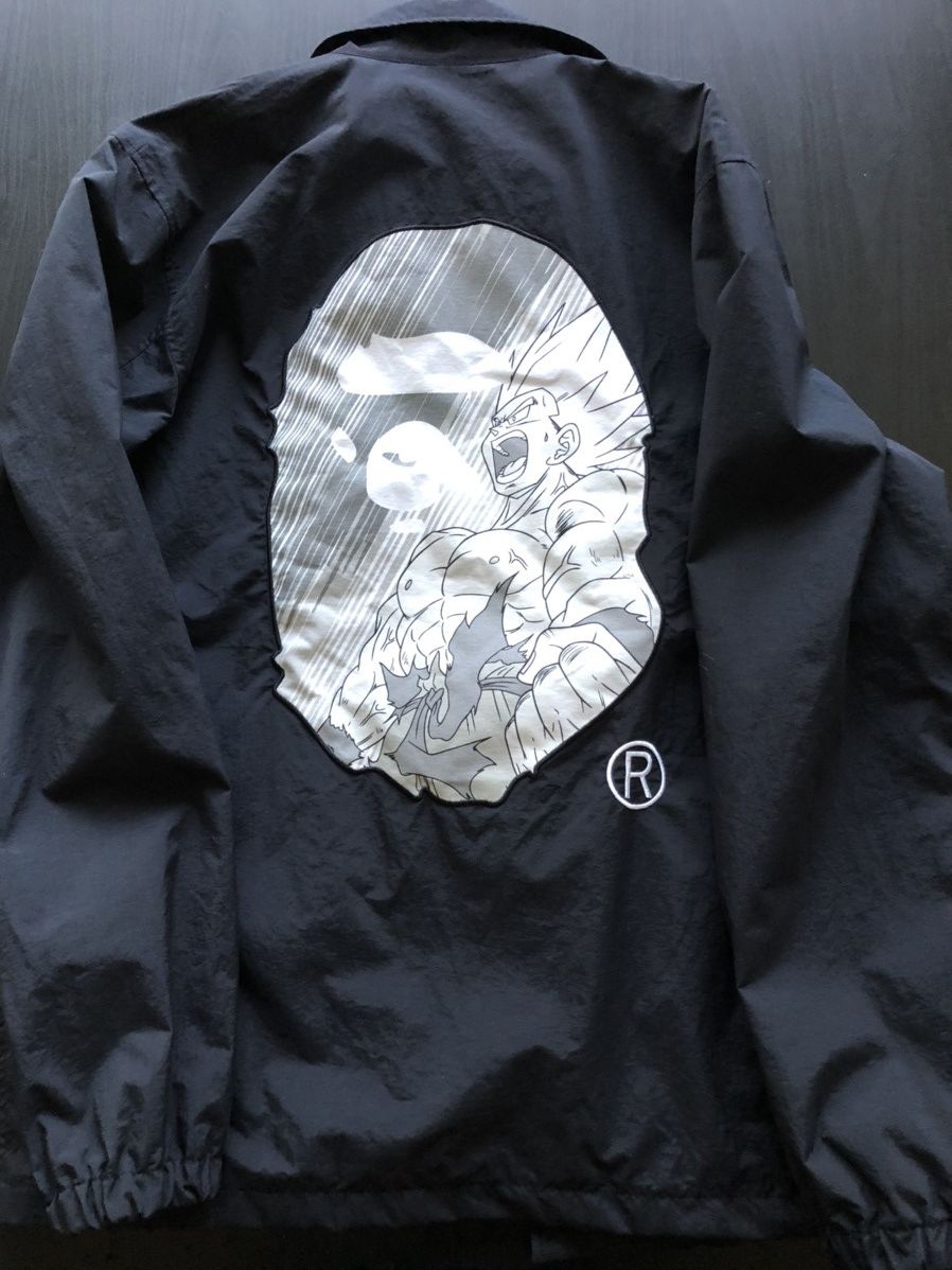 Bape dragon ball z coach jacket best sale