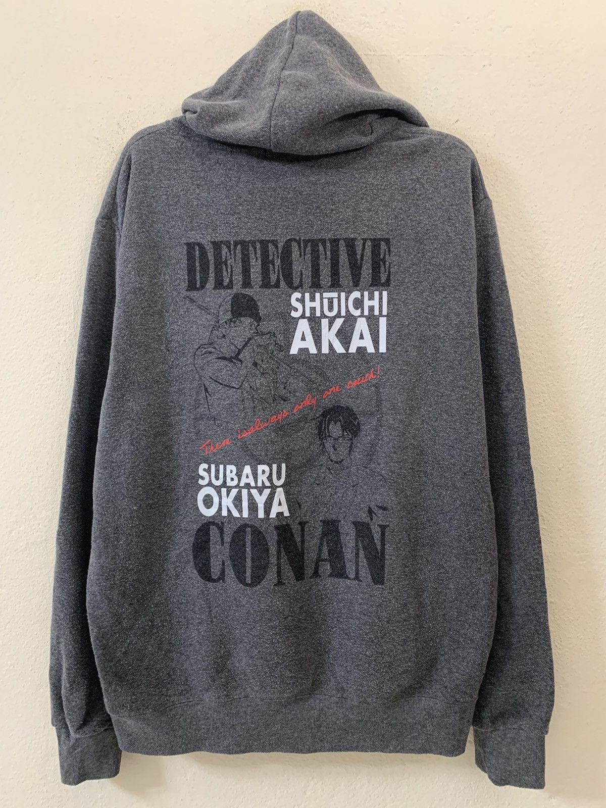 Anime Vintage Anima Detective Conan Hoodie Size US XL / EU 56 / 4 - 1 Thumbnail