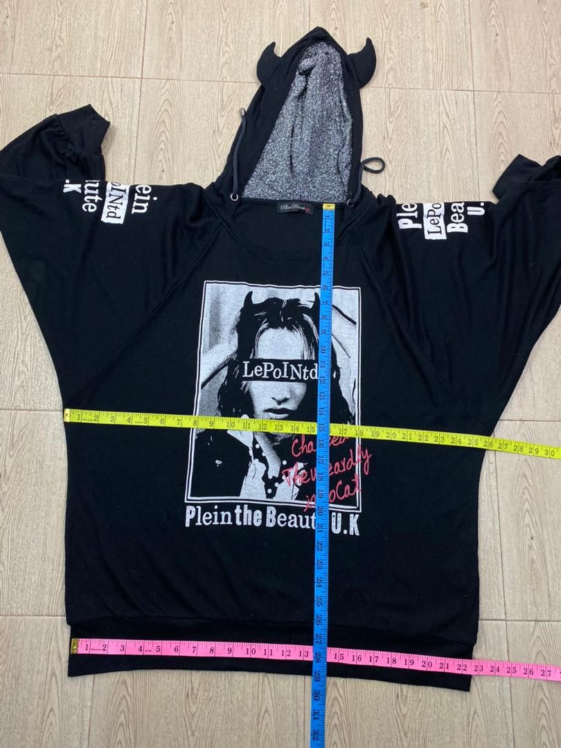 Beauty Beast × Japanese Brand × Seditionaries Plein Beaute Halloween Hoodie Size XL / US 12-14 / IT 48-50 - 9 Thumbnail