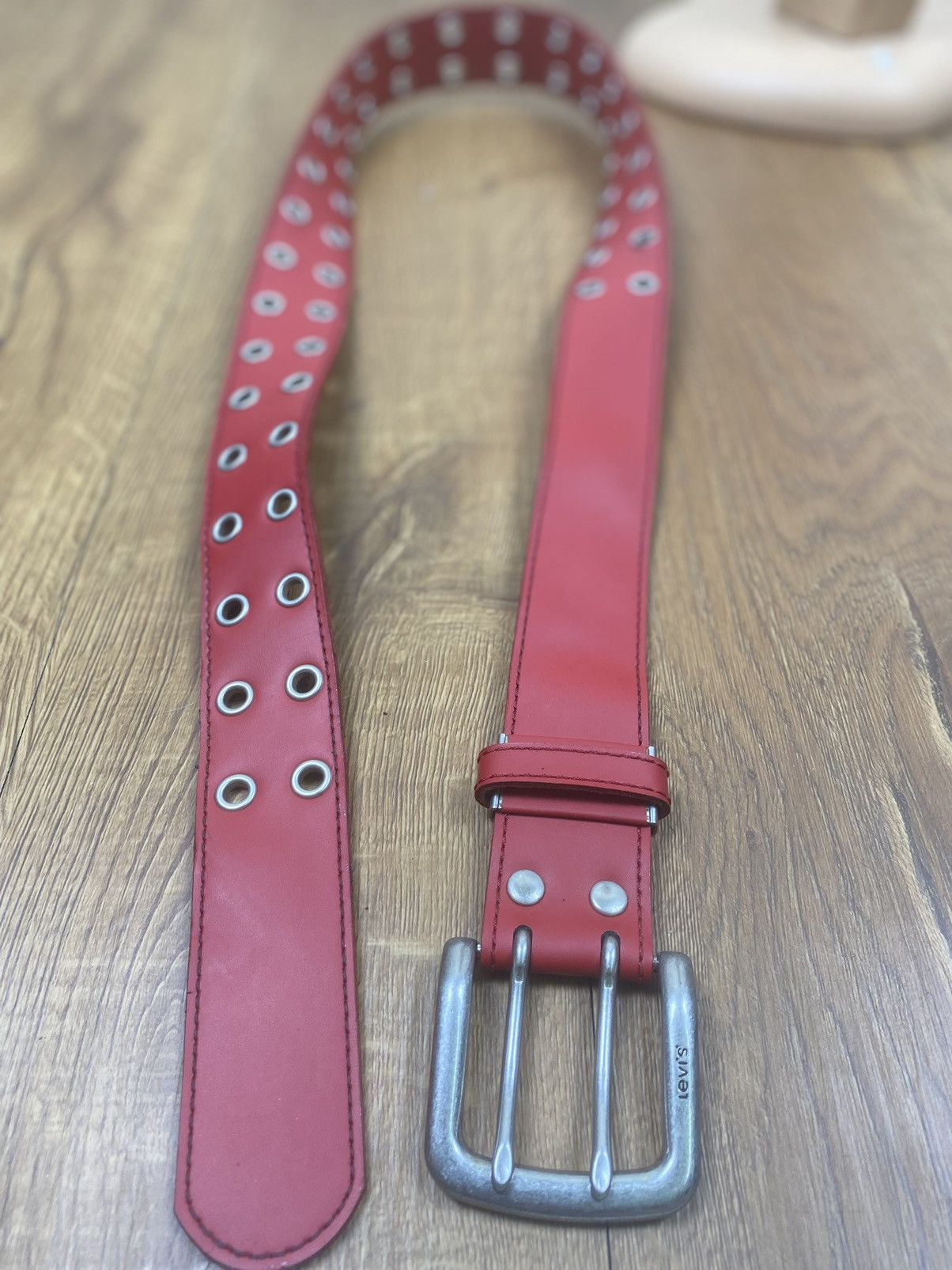 Levi's Vintage Levi’s Leather Belt Size ONE SIZE - 5 Thumbnail
