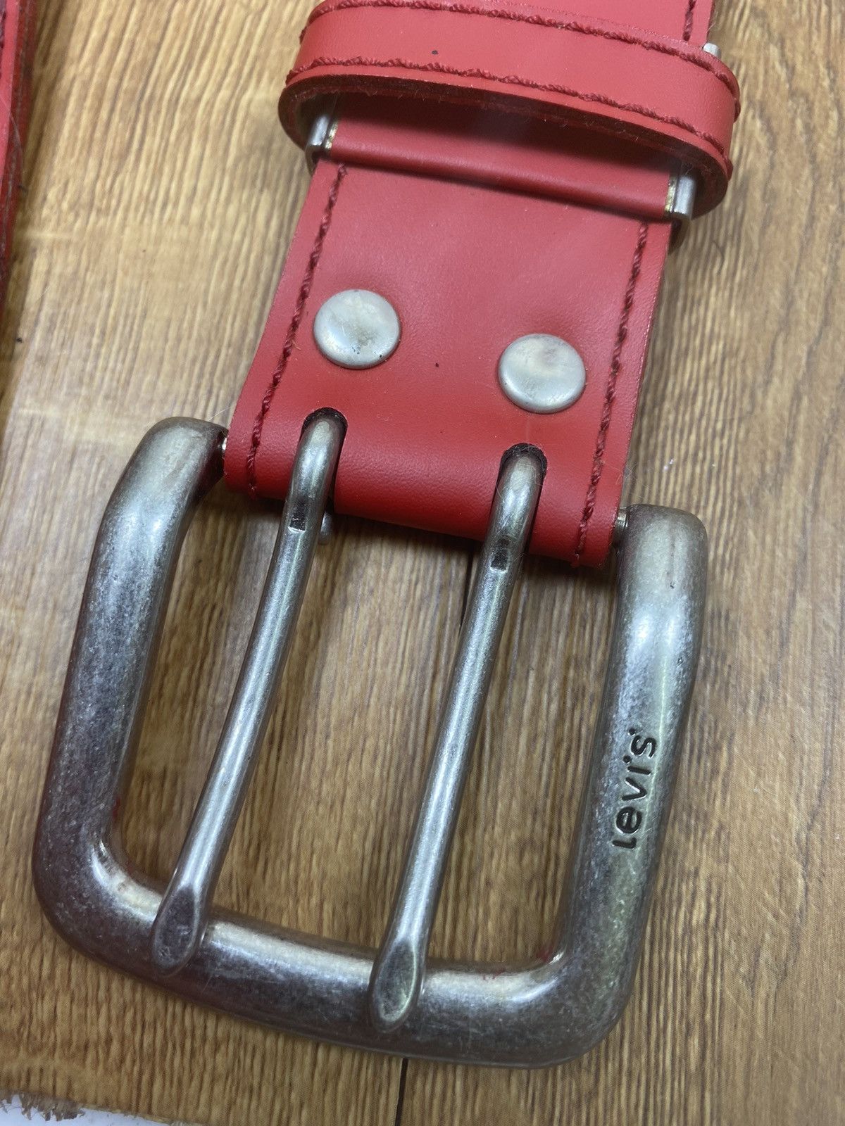 Levi's Vintage Levi’s Leather Belt Size ONE SIZE - 2 Thumbnail