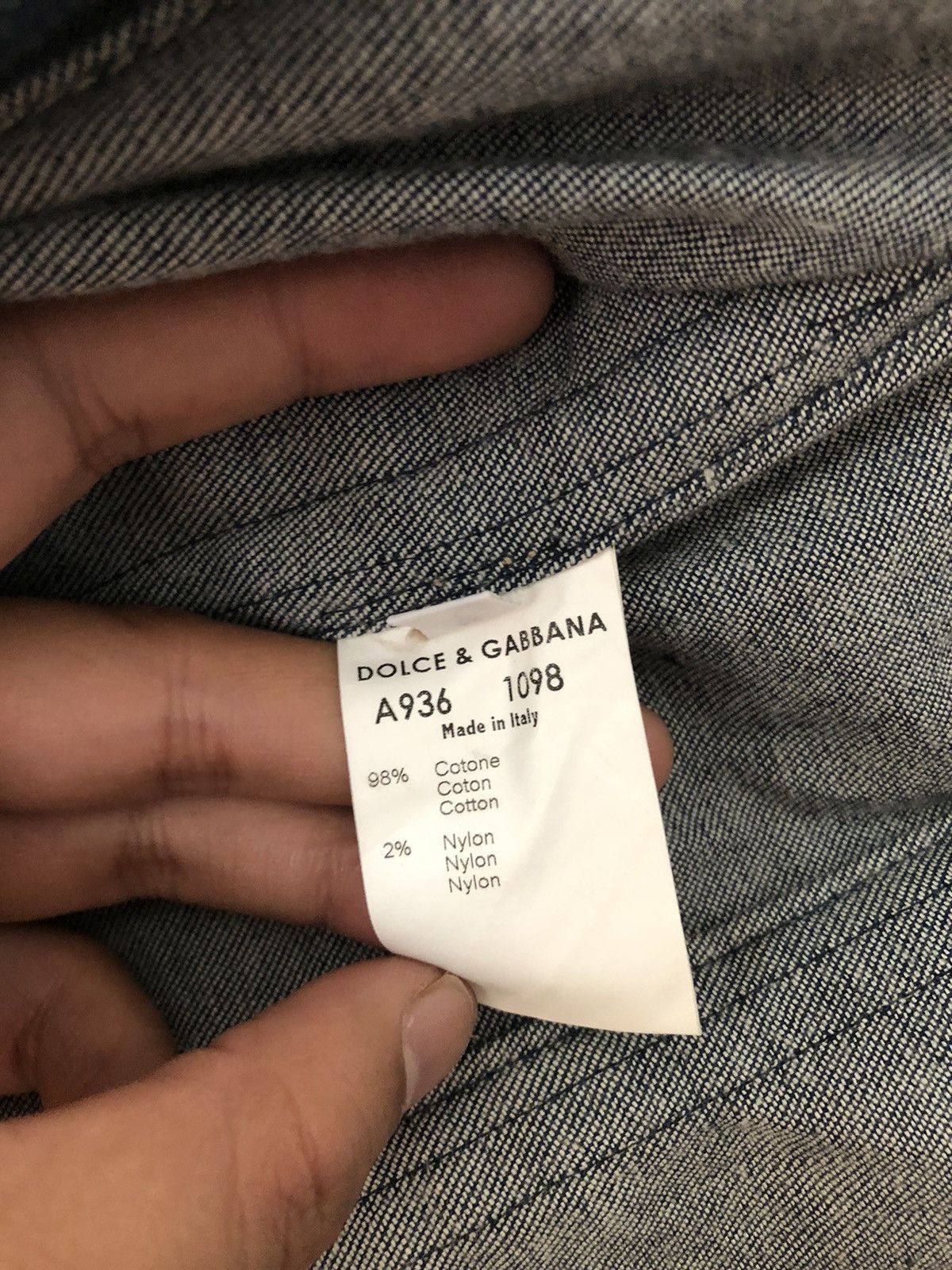 Dolce & Gabbana SS06 Dolce & Gabbana Studded Punk Style Denim Jacket Size US XXS / EU 40 - 14 Thumbnail