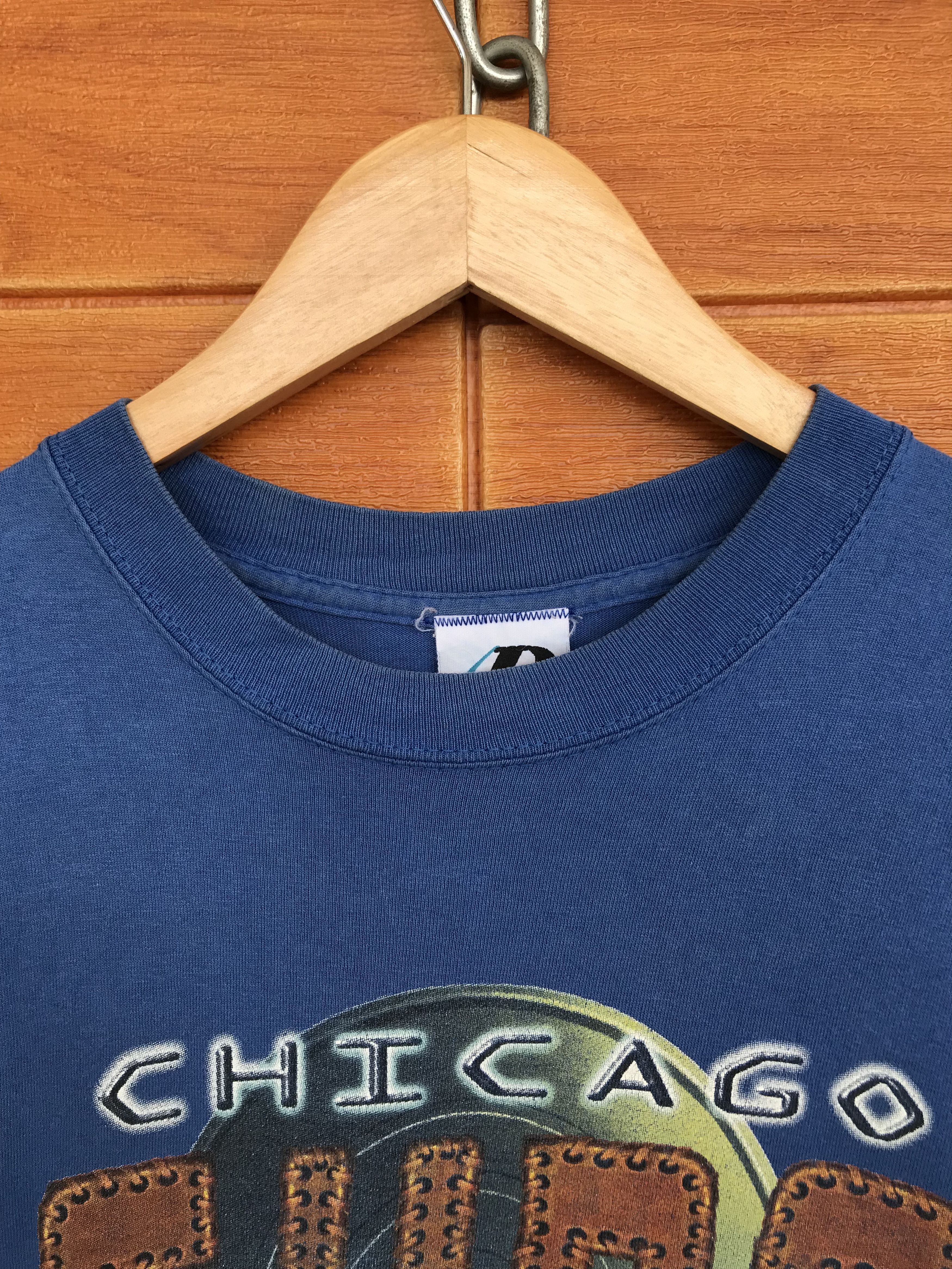 MLB Vintage 00s CHICAGO CUBS 2002 Mlb Spell Out T-Shirt Size US M / EU 48-50 / 2 - 5 Thumbnail