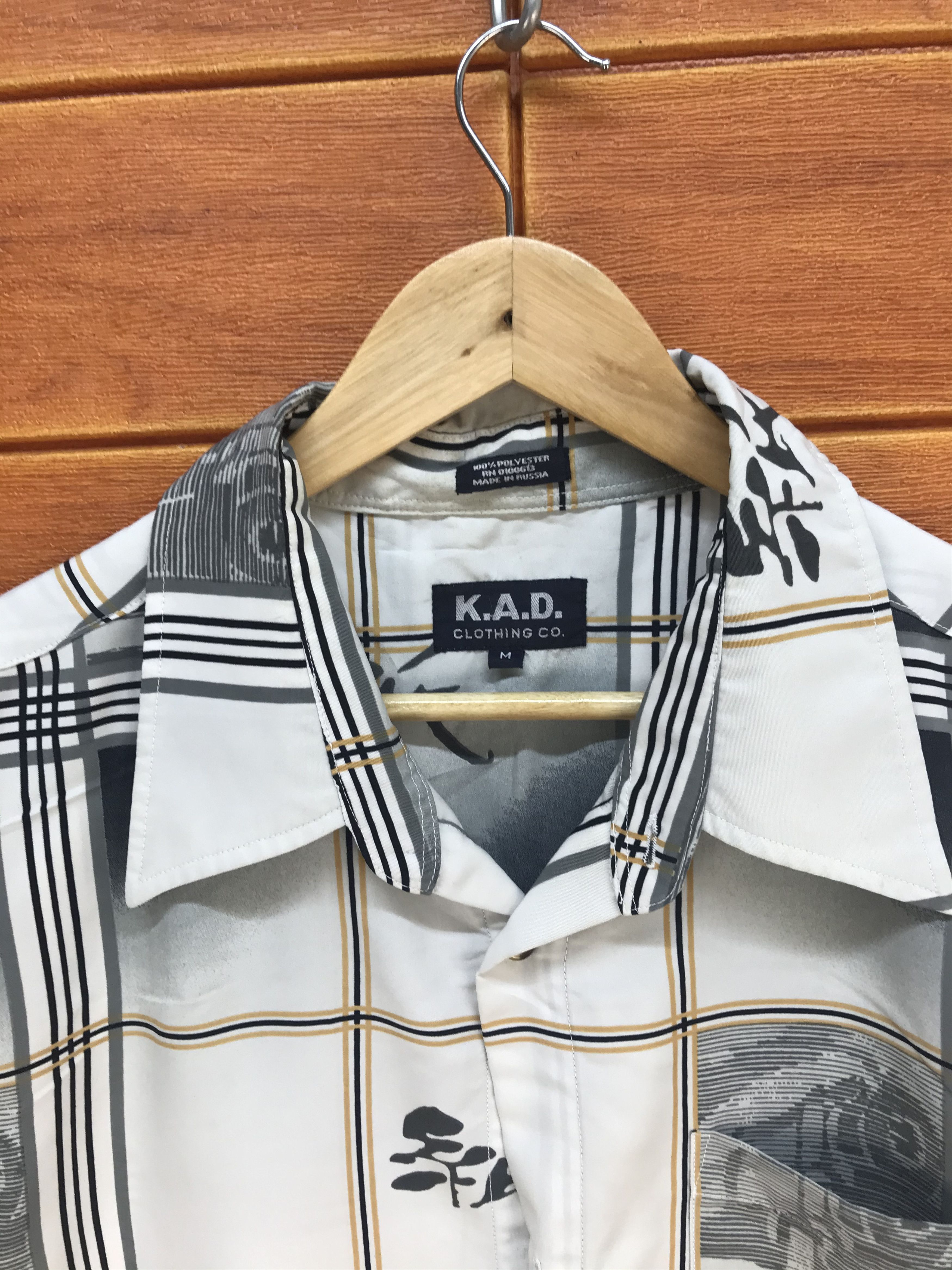 If Six Was Nine Vintage K.A.D Kanji Checkered Oversize Shirt Size US M / EU 48-50 / 2 - 4 Thumbnail