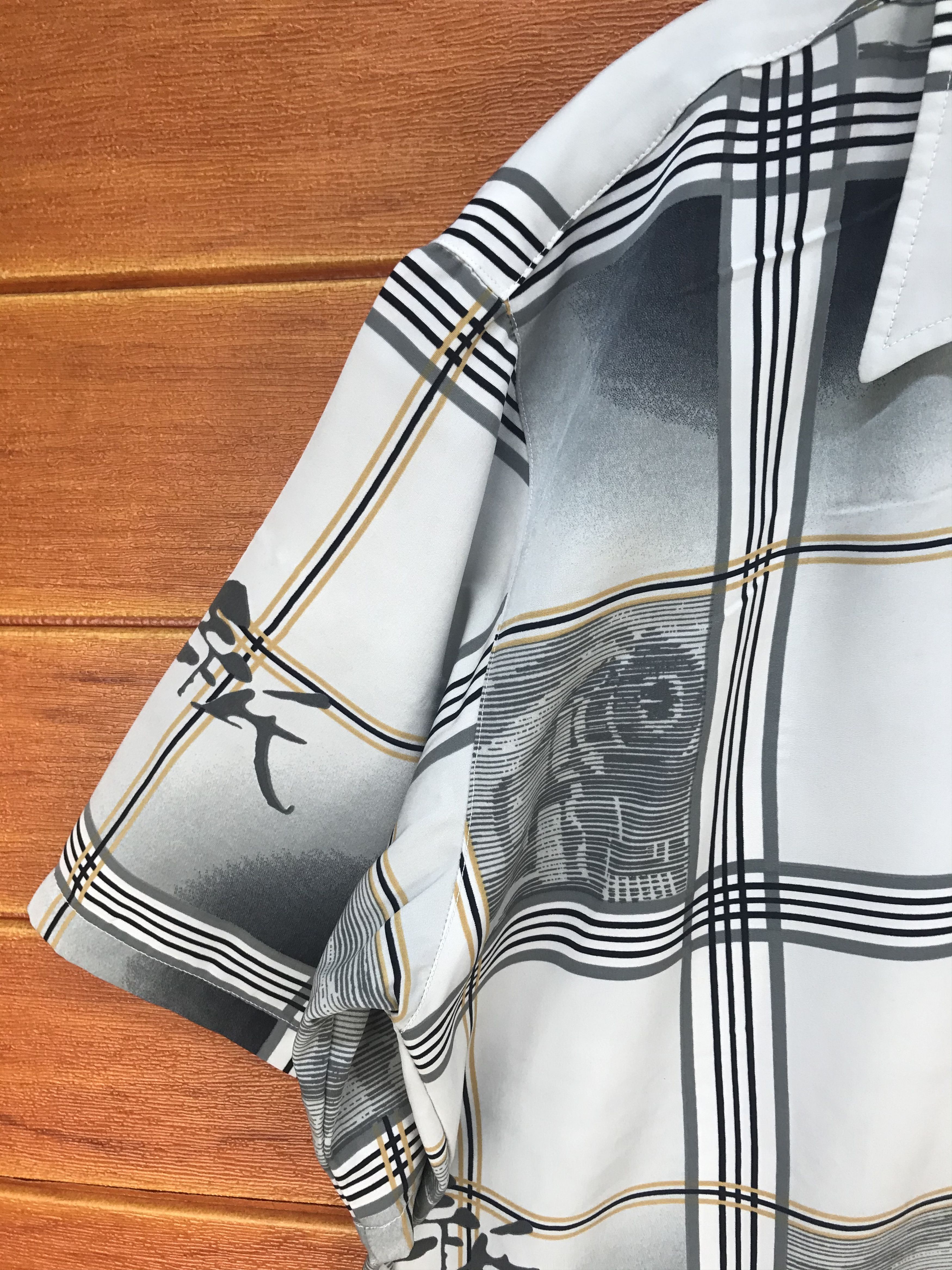 If Six Was Nine Vintage K.A.D Kanji Checkered Oversize Shirt Size US M / EU 48-50 / 2 - 2 Thumbnail