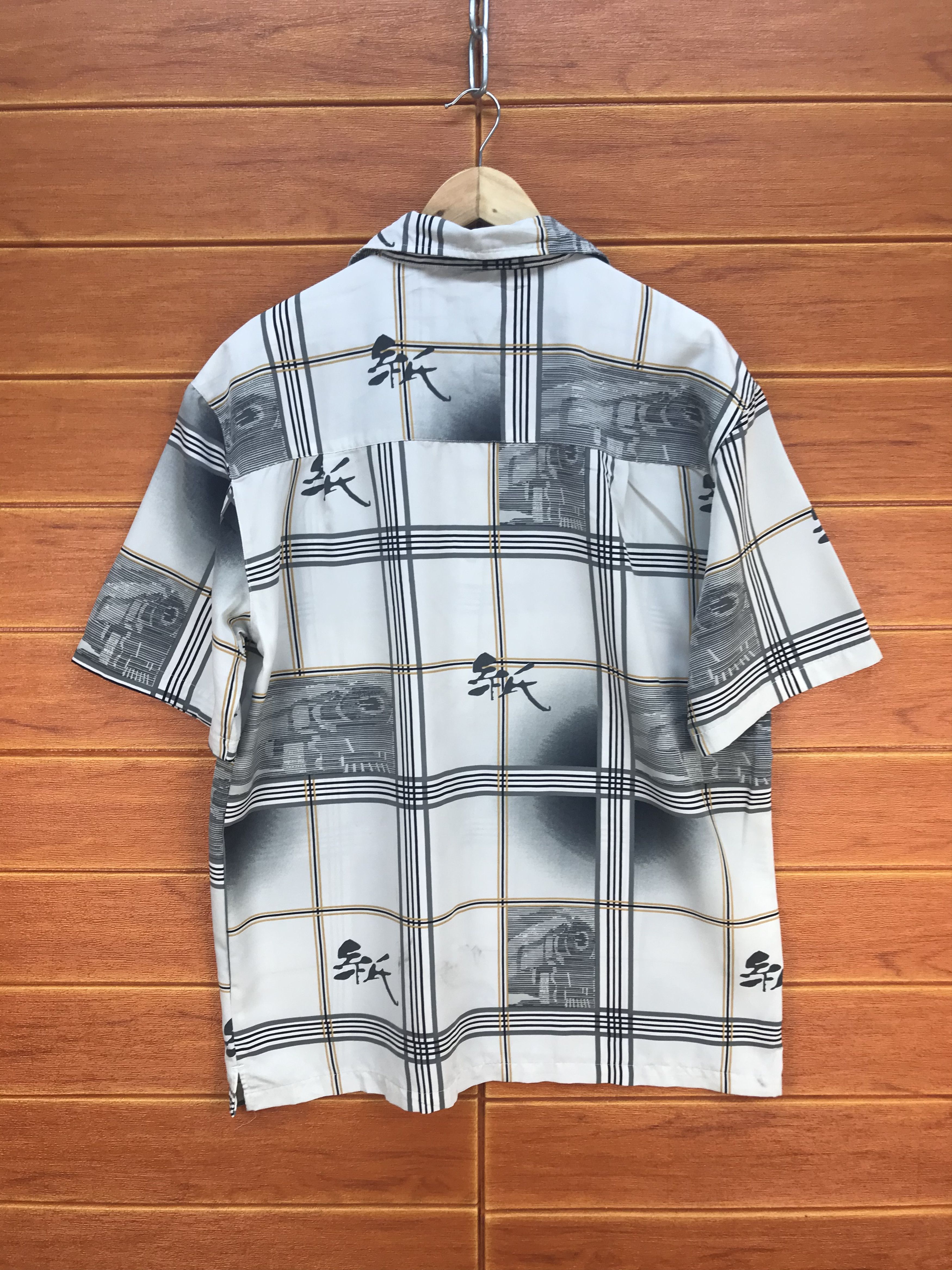 If Six Was Nine Vintage K.A.D Kanji Checkered Oversize Shirt Size US M / EU 48-50 / 2 - 8 Thumbnail