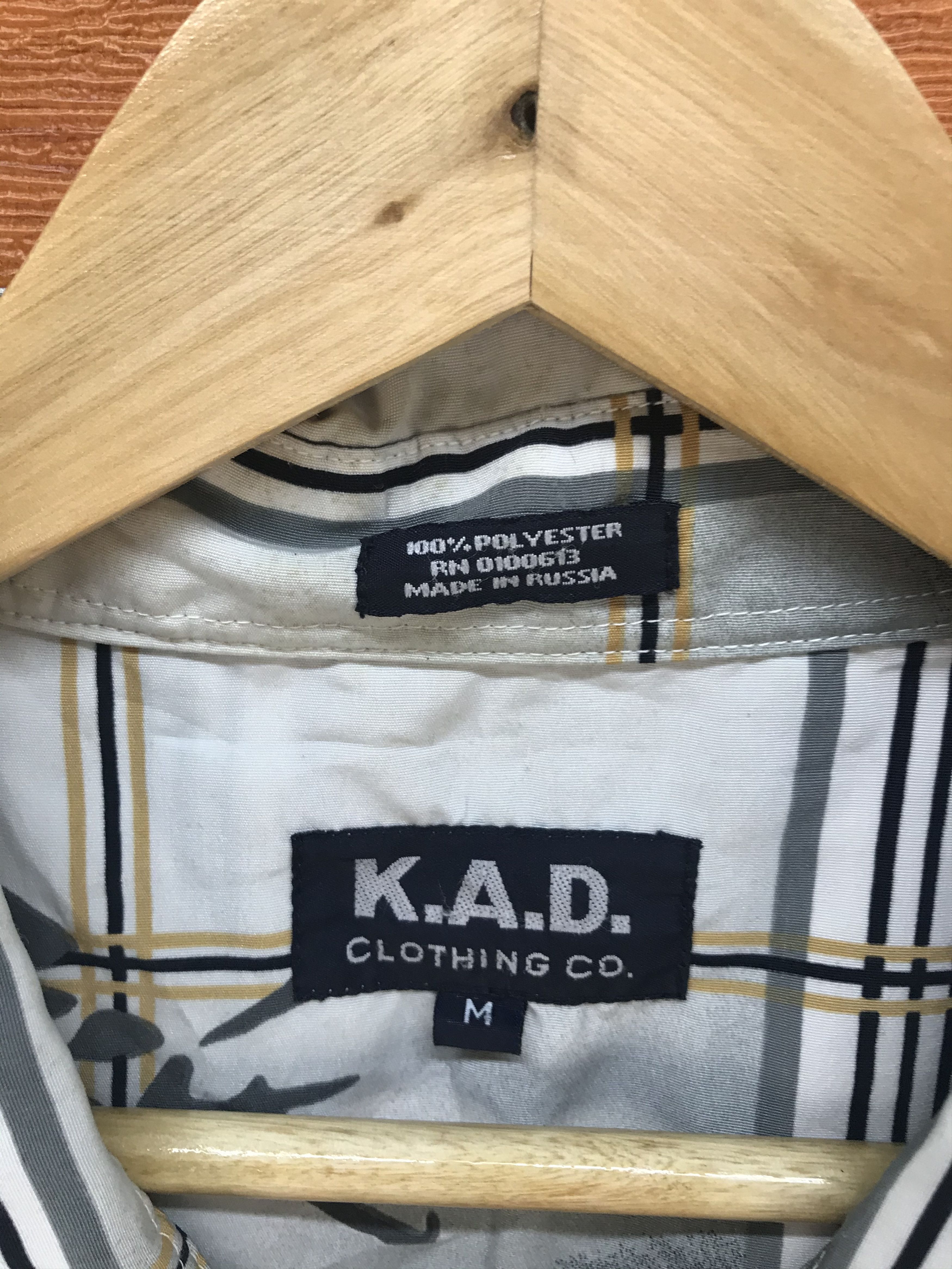 If Six Was Nine Vintage K.A.D Kanji Checkered Oversize Shirt Size US M / EU 48-50 / 2 - 5 Thumbnail