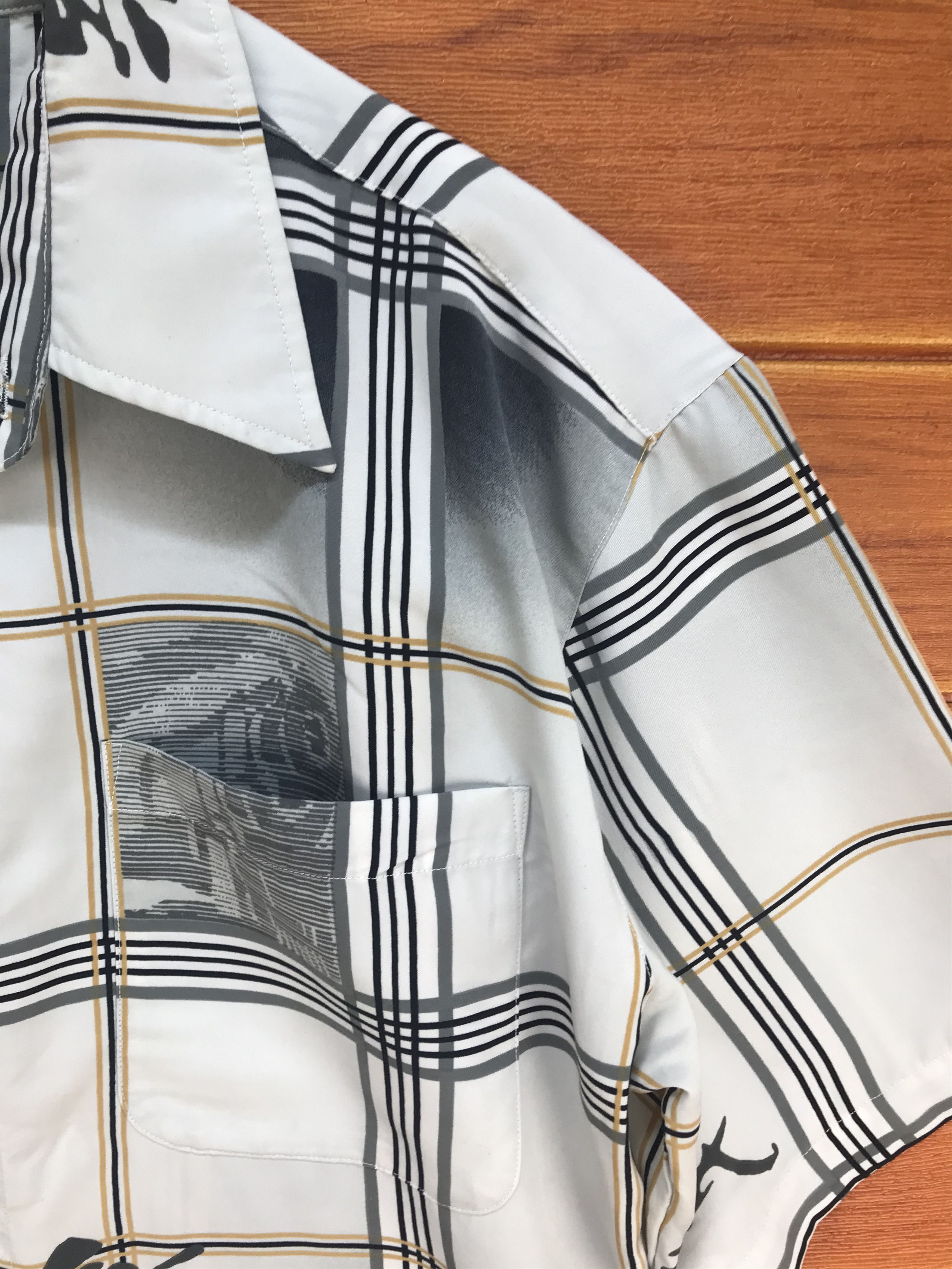 If Six Was Nine Vintage K.A.D Kanji Checkered Oversize Shirt Size US M / EU 48-50 / 2 - 3 Thumbnail