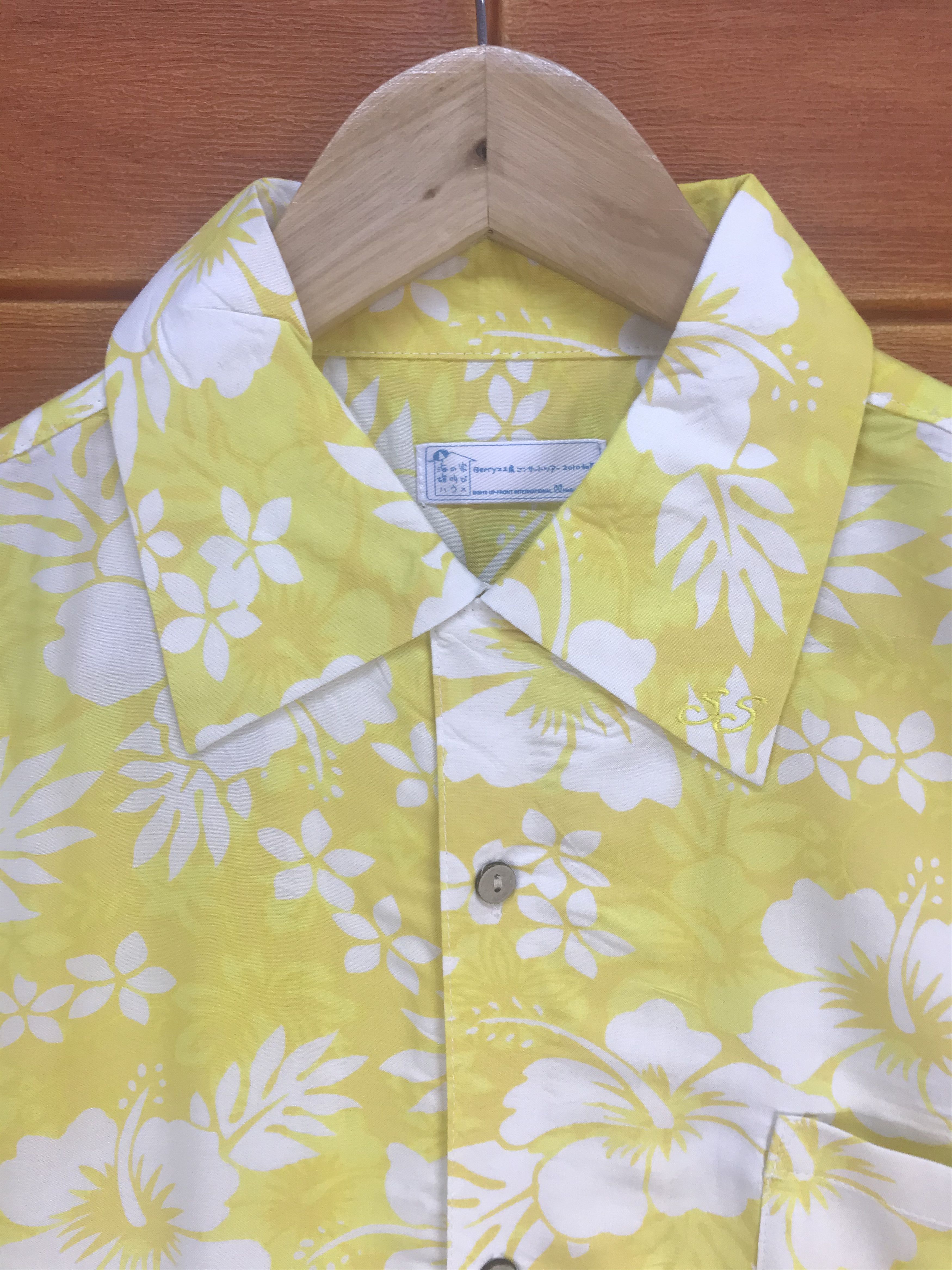 Japanese Brand Japanese Hawaiian Hello Project Hibiscus Rayon Shirt Size US L / EU 52-54 / 3 - 5 Thumbnail