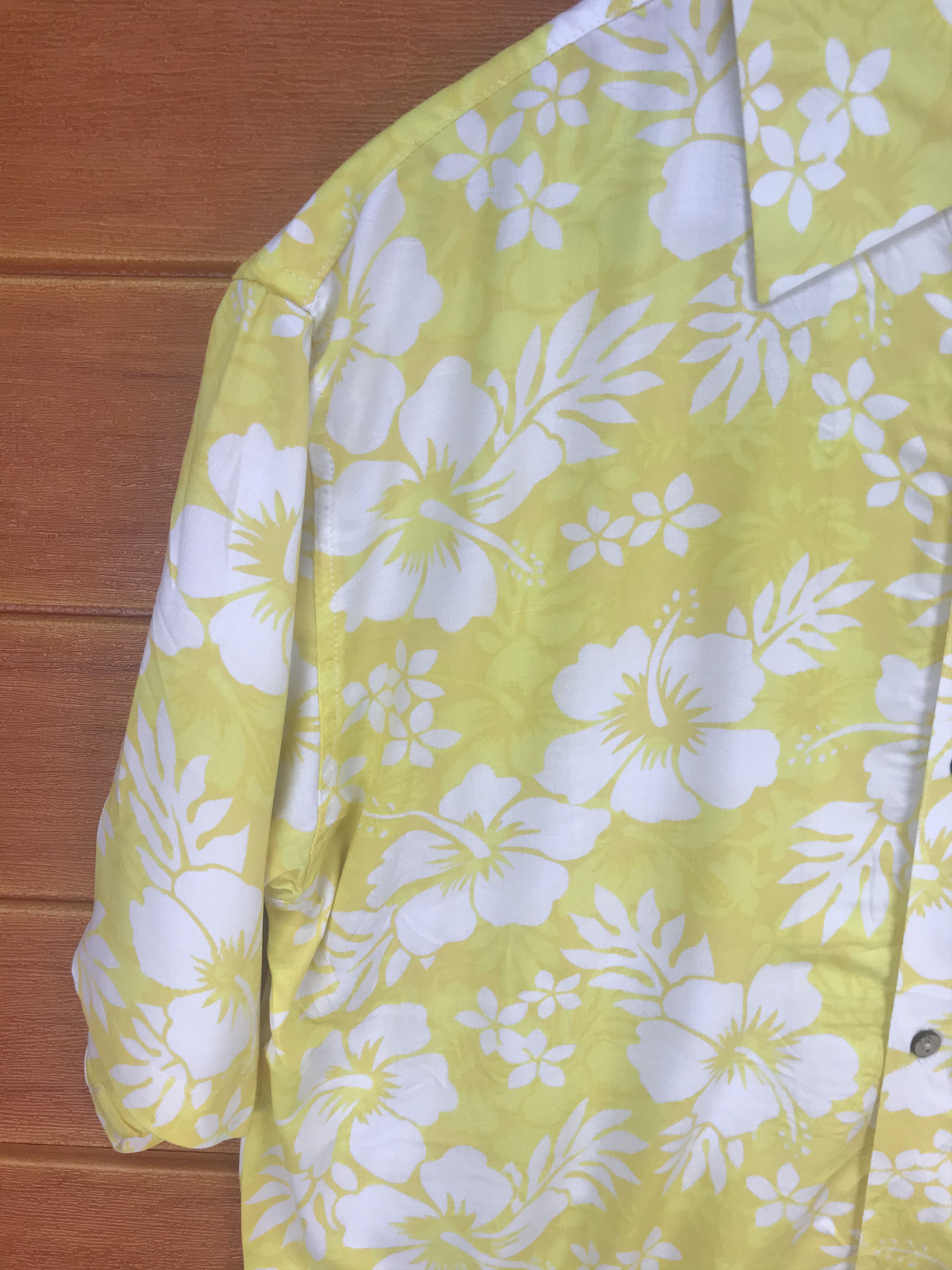 Japanese Brand Japanese Hawaiian Hello Project Hibiscus Rayon Shirt Size US L / EU 52-54 / 3 - 2 Thumbnail