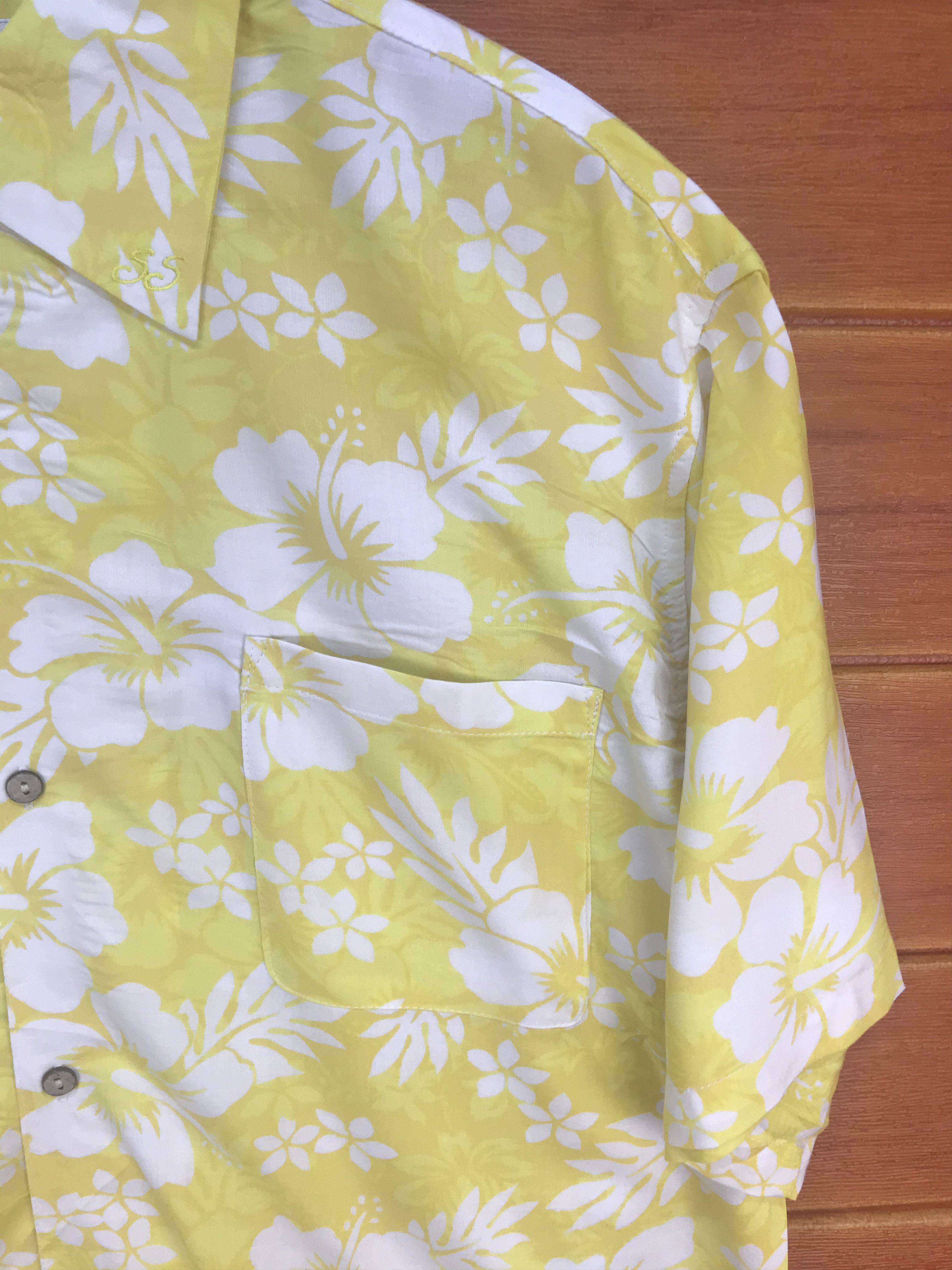 Japanese Brand Japanese Hawaiian Hello Project Hibiscus Rayon Shirt Size US L / EU 52-54 / 3 - 3 Thumbnail