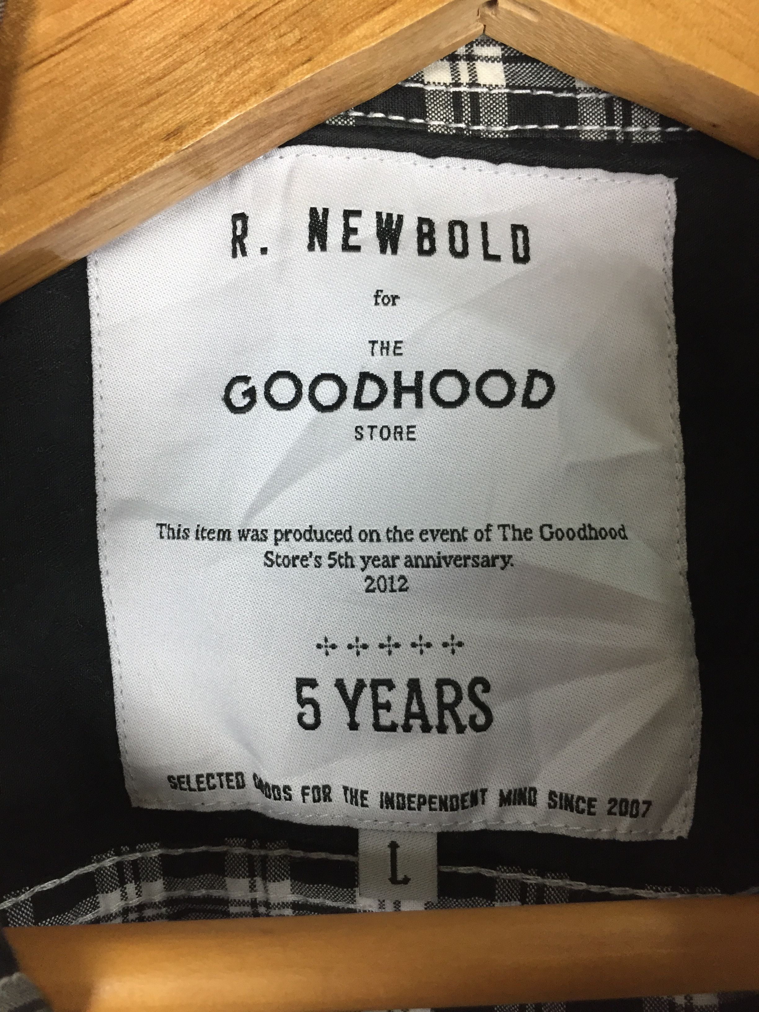 Goodhood AW12 Goodhood x R.Newbold patchwork button up Size US M / EU 48-50 / 2 - 10 Thumbnail
